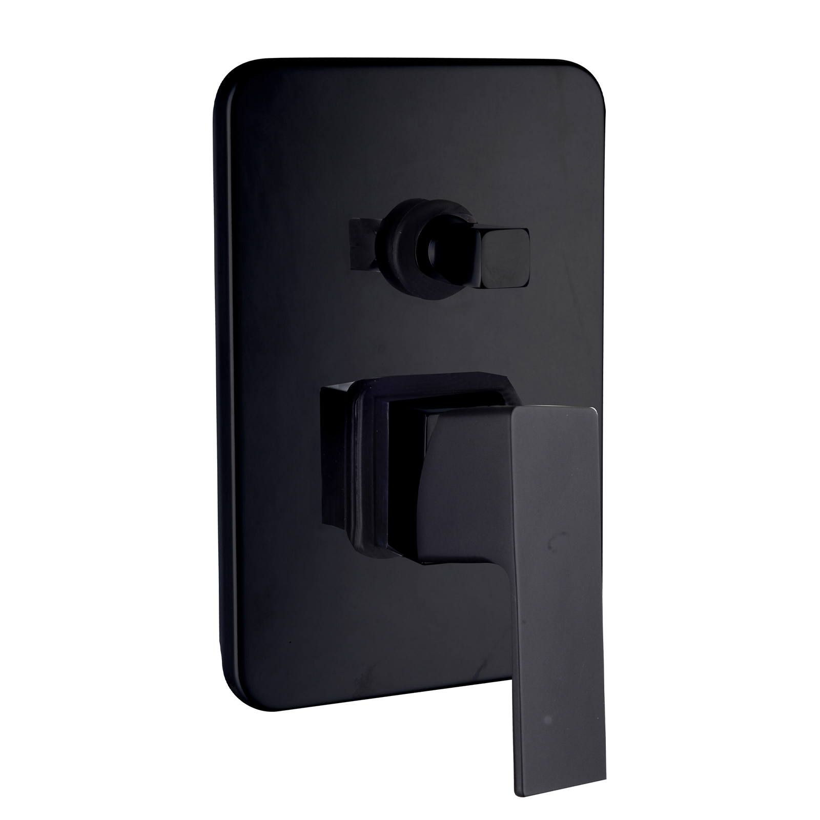 Miscelatore per doccia "Elegant" in ottone nero opaco monocomando a incasso