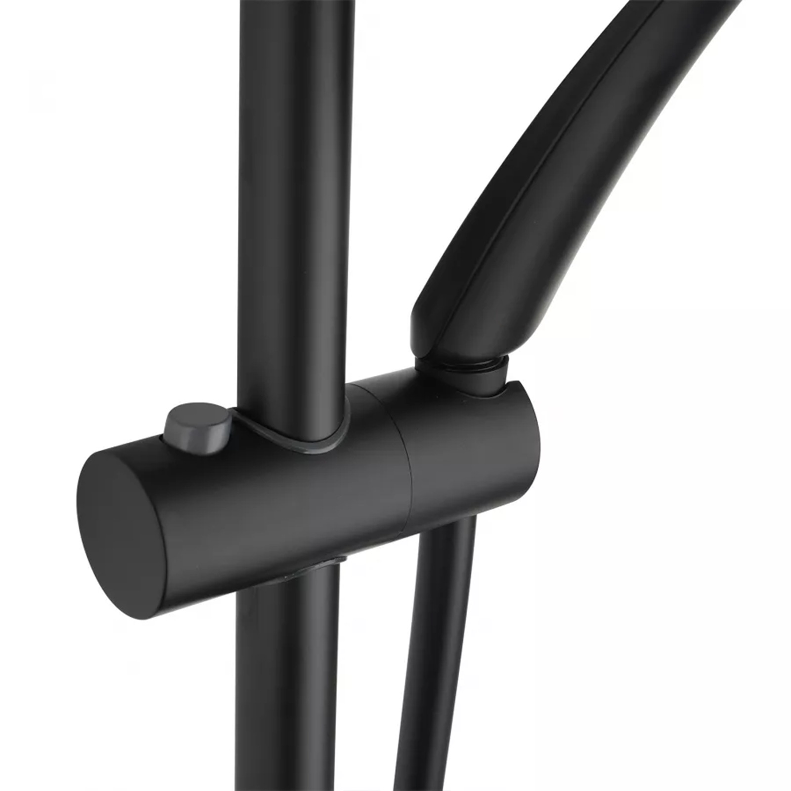 Saliscendi con doccetta a 3 getti "Touch13" in ottone nero opaco cm 63x16 10h