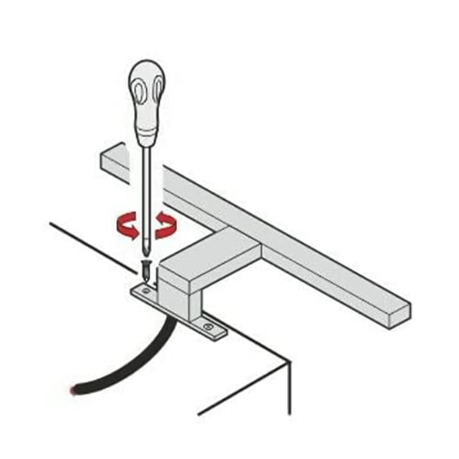 Applique led da bagno nero per cornice specchio luce faretto