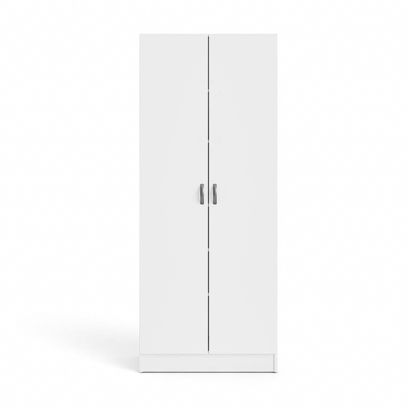 Armadio scarpiera a 2 ante "Focus" in legno bianco cm 69,2x34,6 170,4h