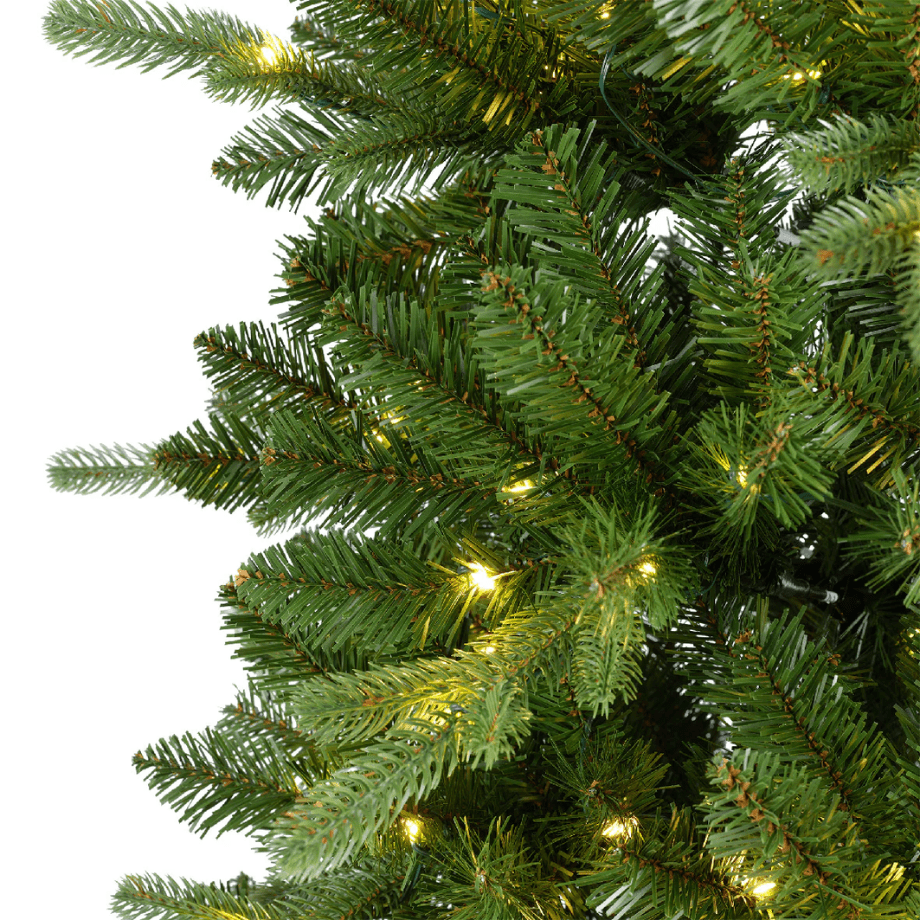 Albero di Natale slim "Arielis Slim" con micro Led in PE Effetto Real Touch + PVC - MondoViro