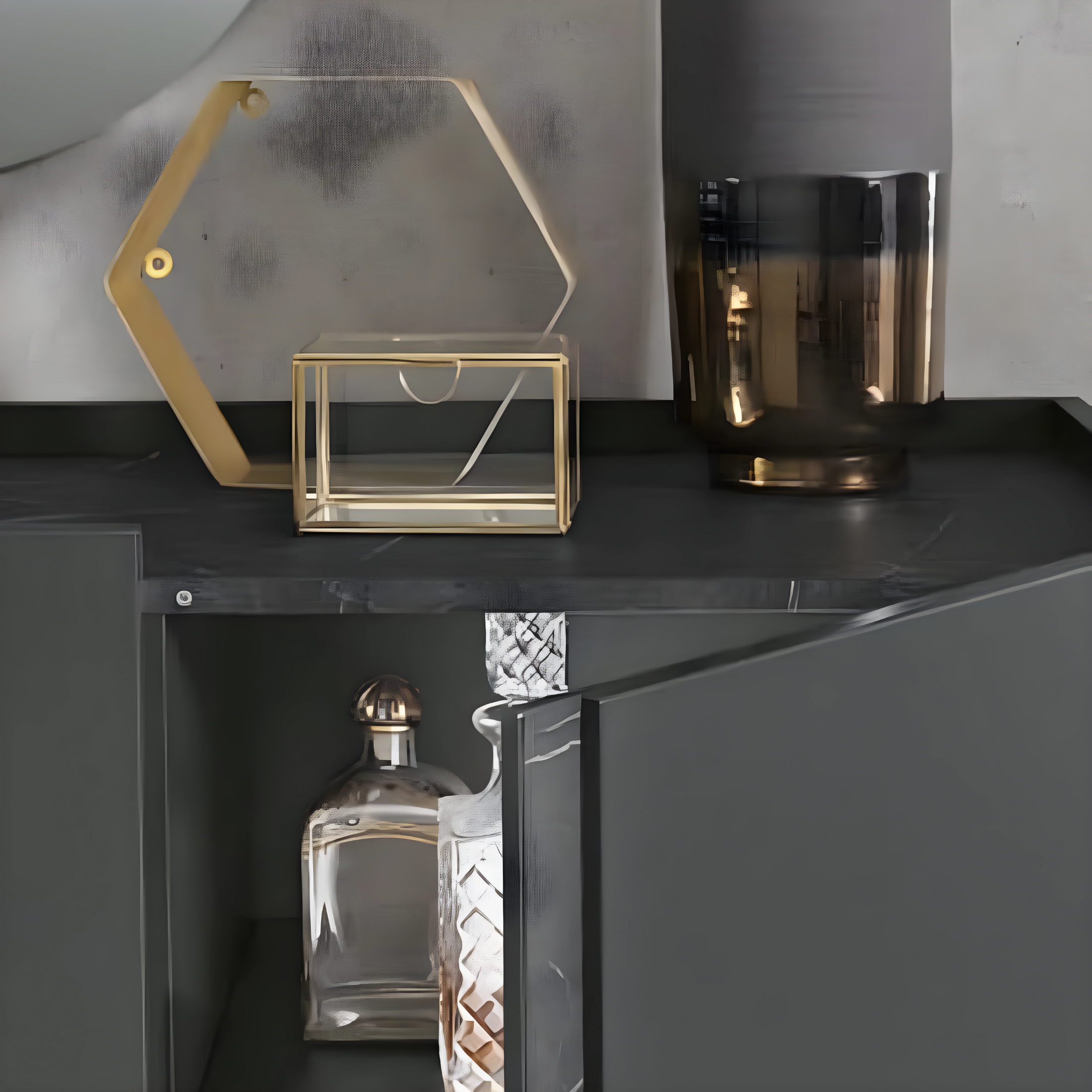 Madia 3 ante moderna già assemblata "Toledo" in nobilitato cm 160x50 89h