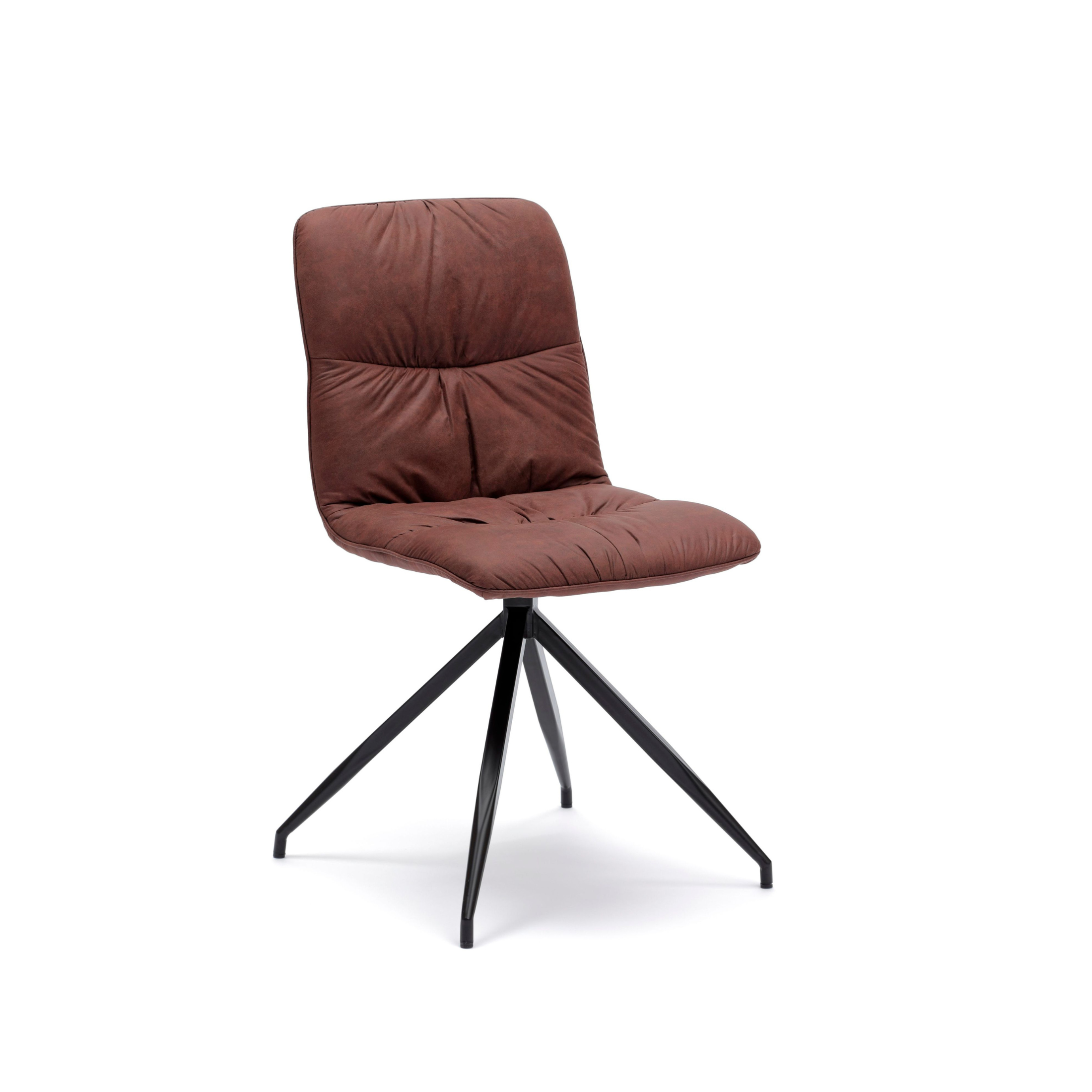 Set di sedie imbottite in microfibra "Eléganta" poltrone moderne effetto velluto cm 38x43 86,5h