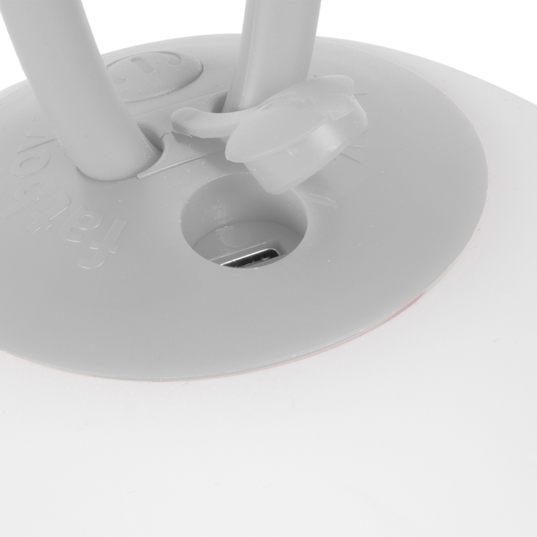 Set di 2 lampade led sospese a batteria "Bolleke" in HDPE con gancio in gomma cm 20x20