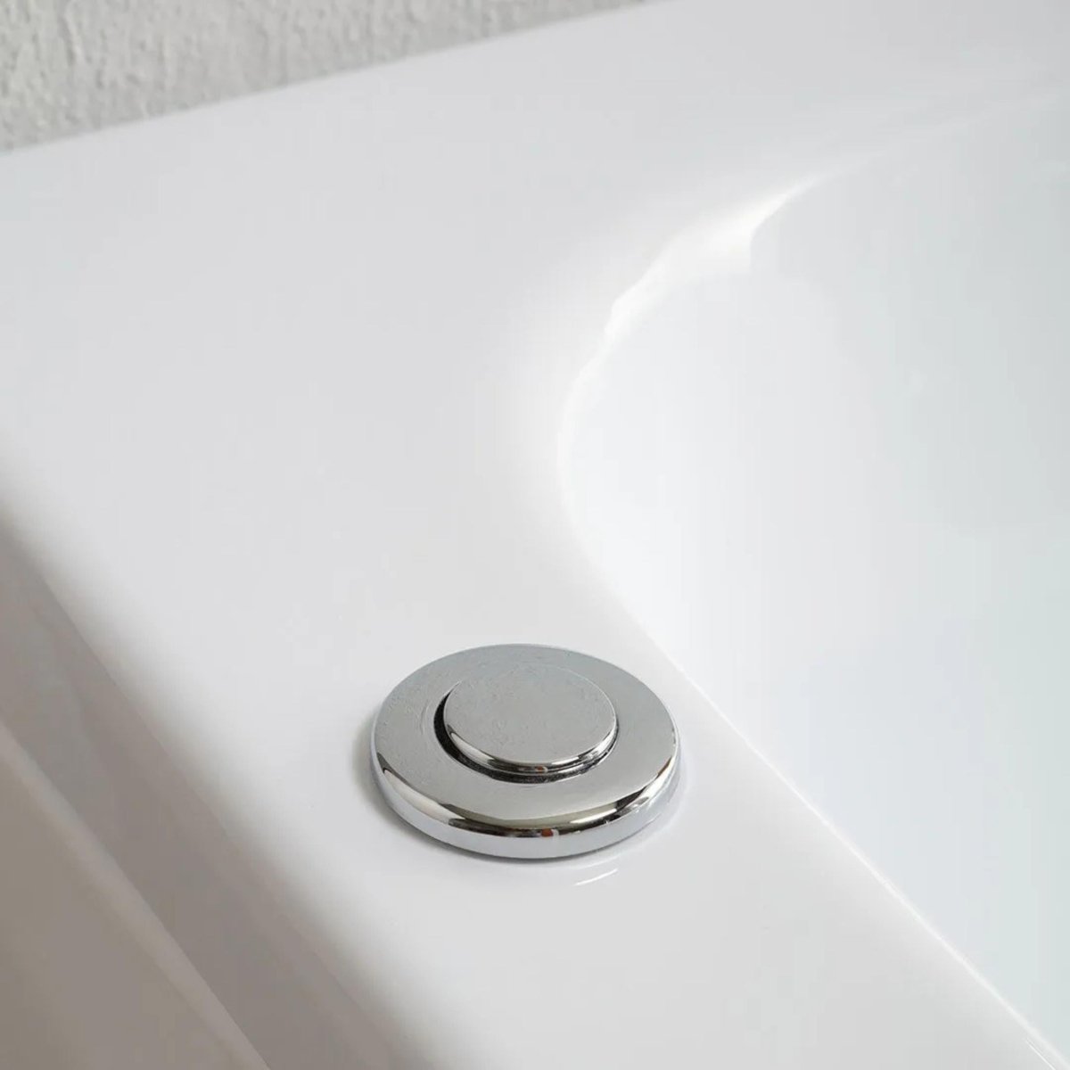 Vasca da bagno idromassaggio ad angolo "Elsa" in acrilico bianco cm 170x70 58h - MondoViro