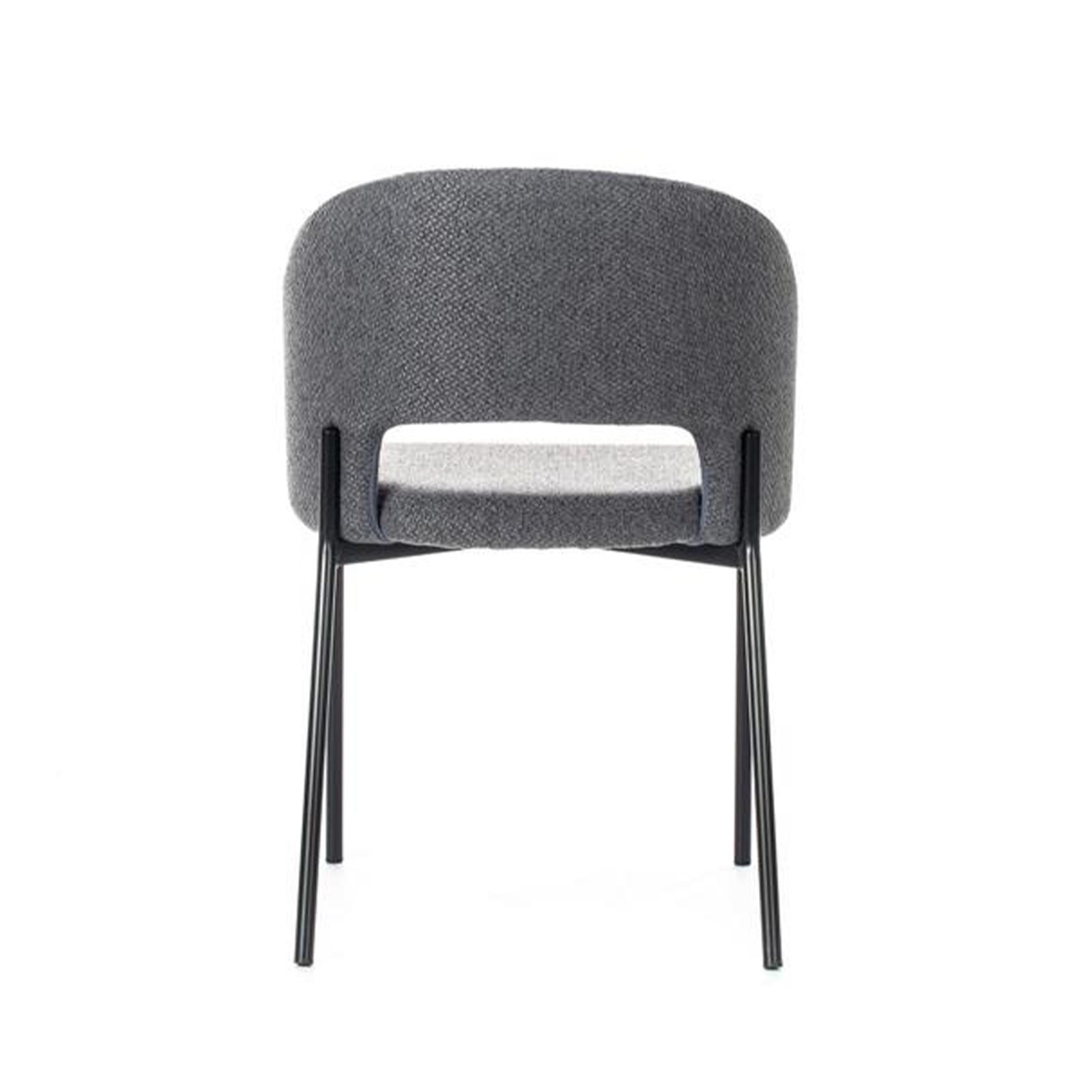 Set di sedie moderne imbottite "Erica" da pranzo in tessuto cm 56x52 78,5h