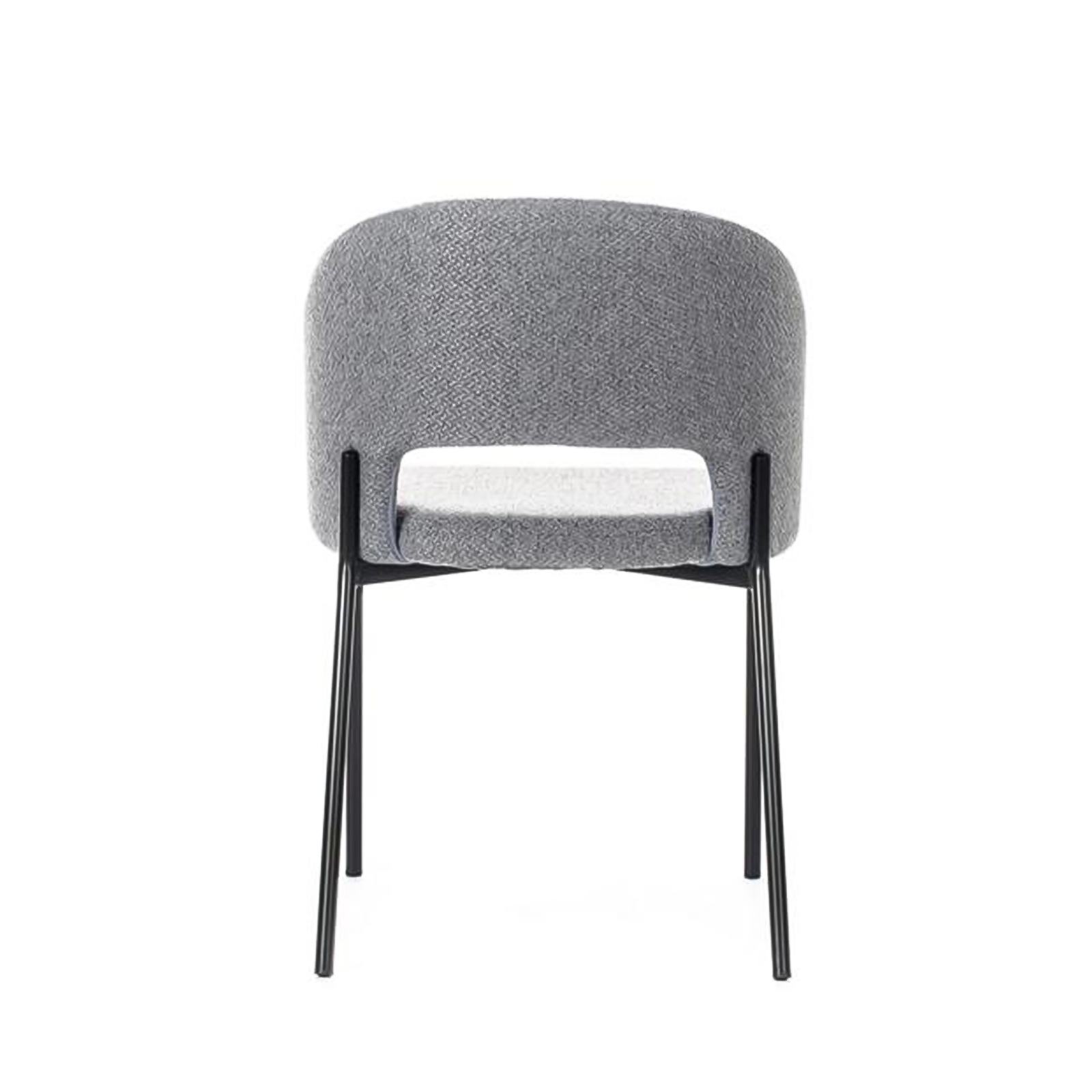 Set di sedie moderne imbottite "Erica" da pranzo in tessuto cm 56x52 78,5h