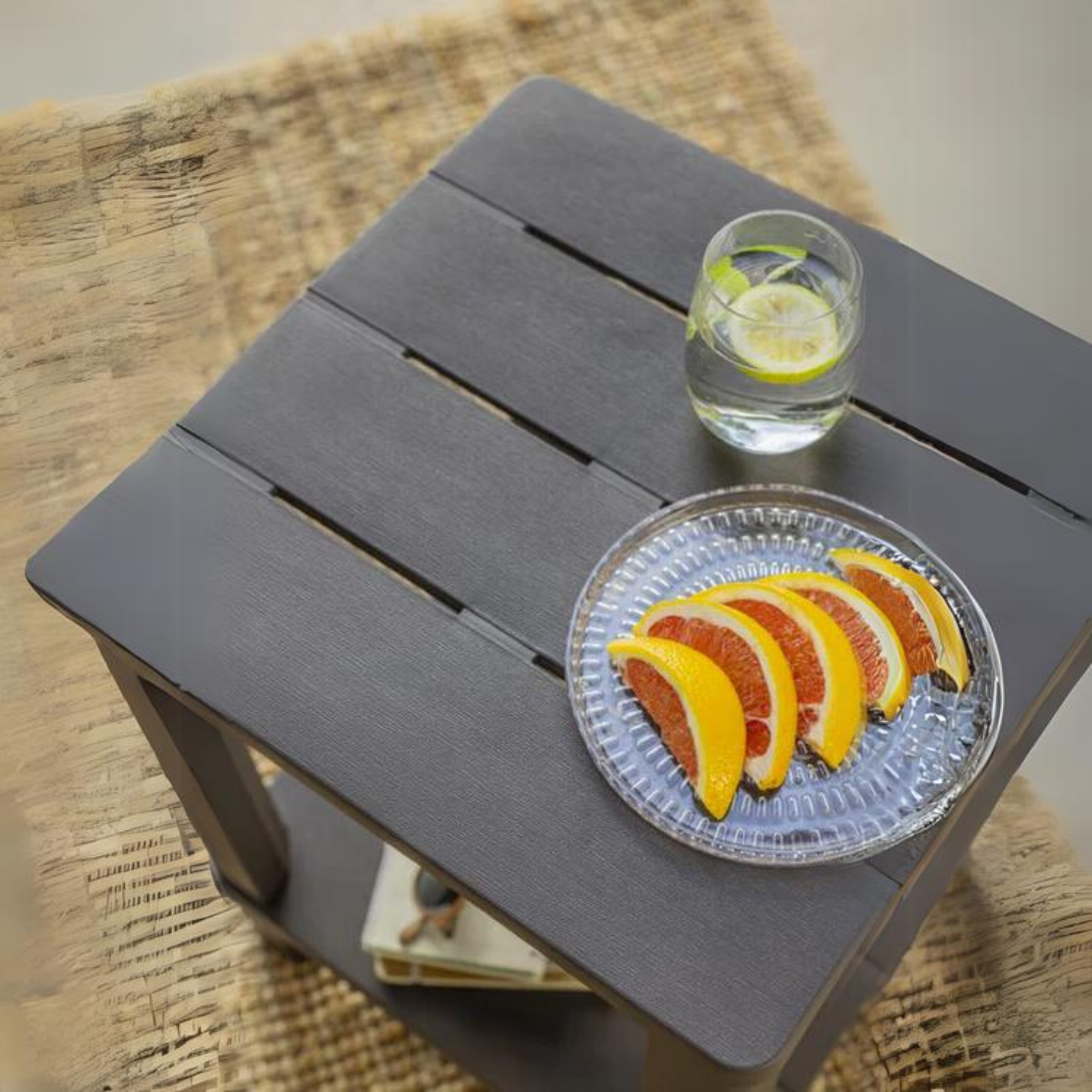 Tavolino da giardino "Deluxe" in resina cm 40,5x40,5 52h