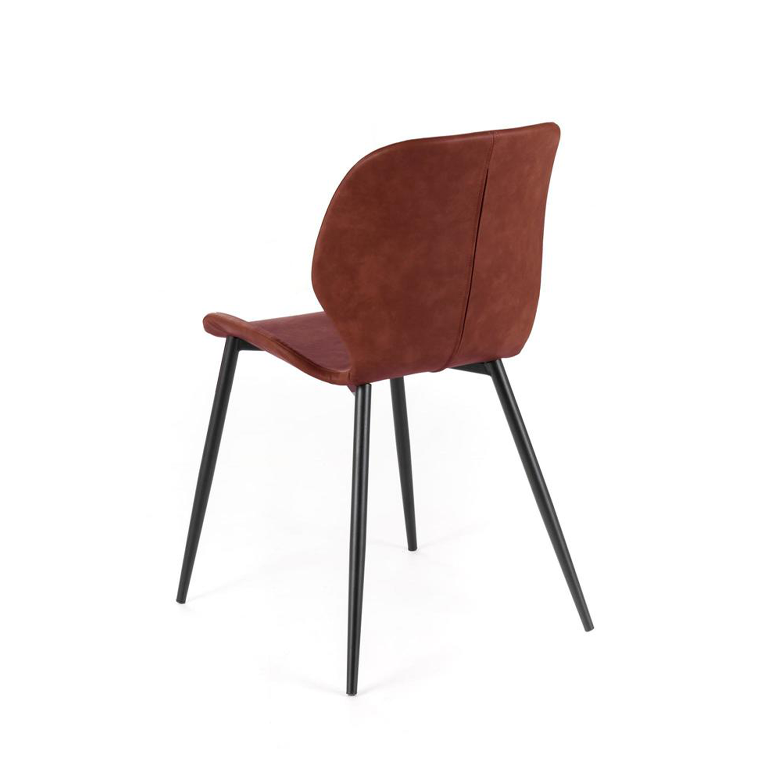 Set di sedie eleganti in similpelle "Liam" soft touch vintage cm 45x55 83h