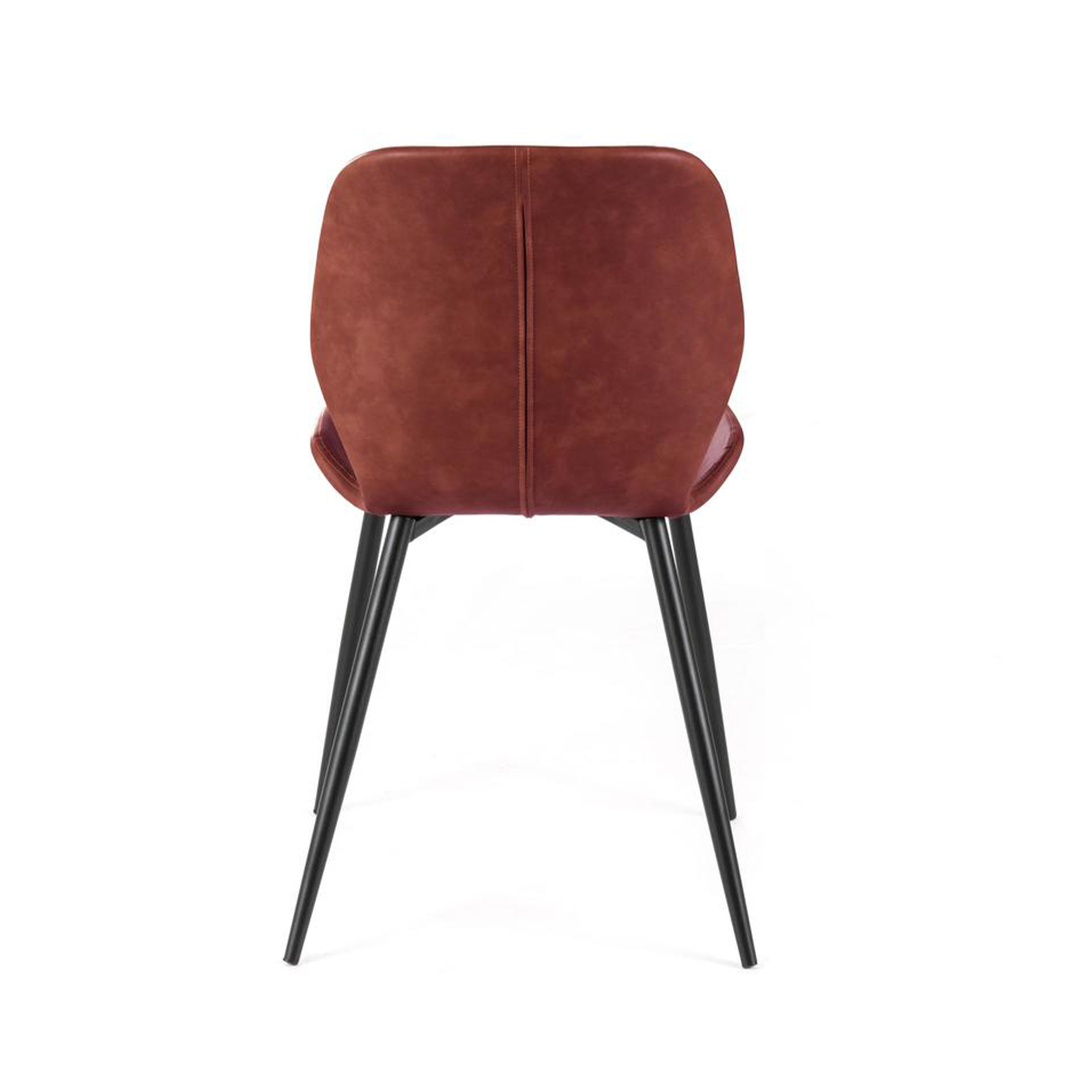 Set di sedie eleganti in similpelle "Liam" soft touch vintage cm 45x55 83h