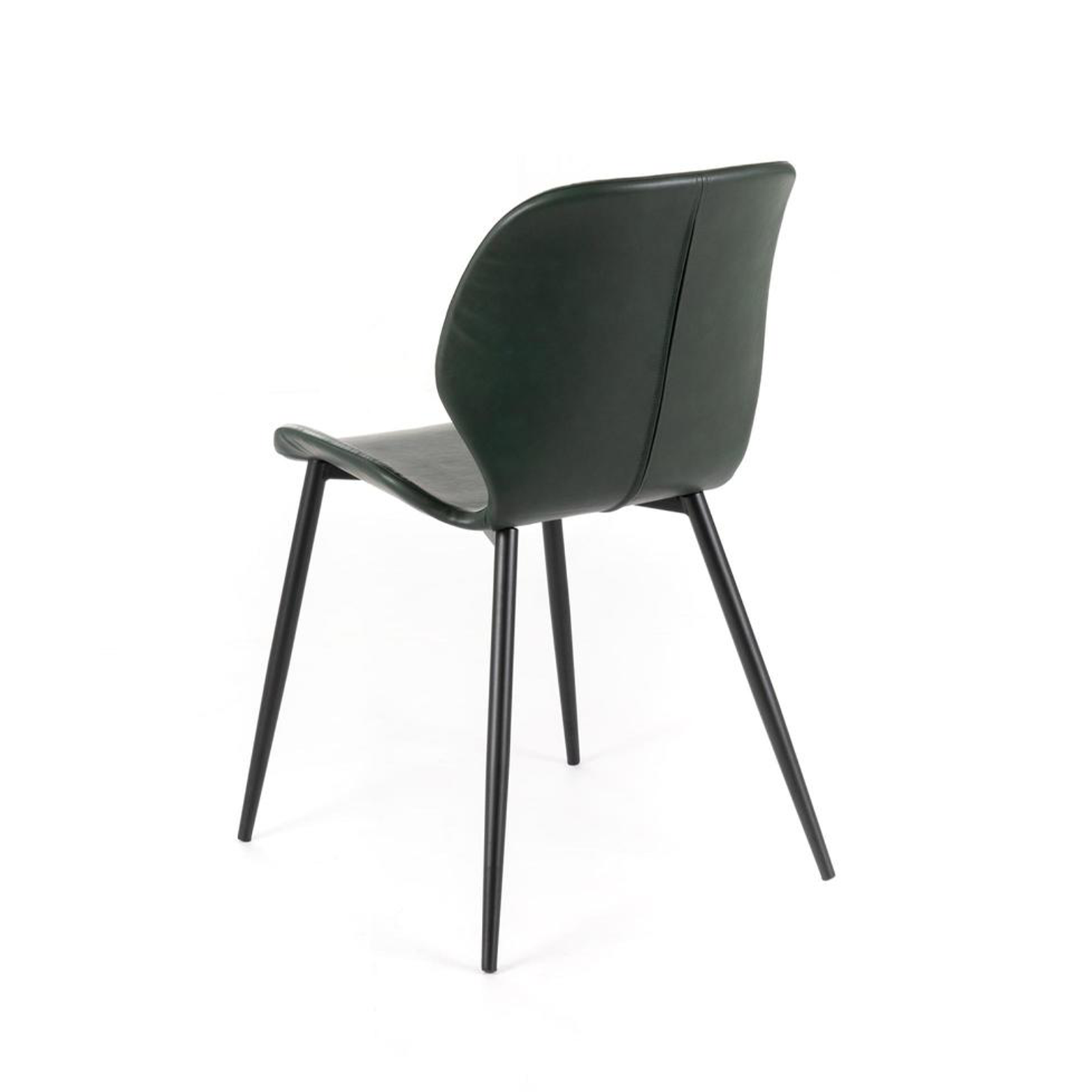 Set di sedie eleganti in similpelle "Liam" soft touch vintage cm 45x55 83h