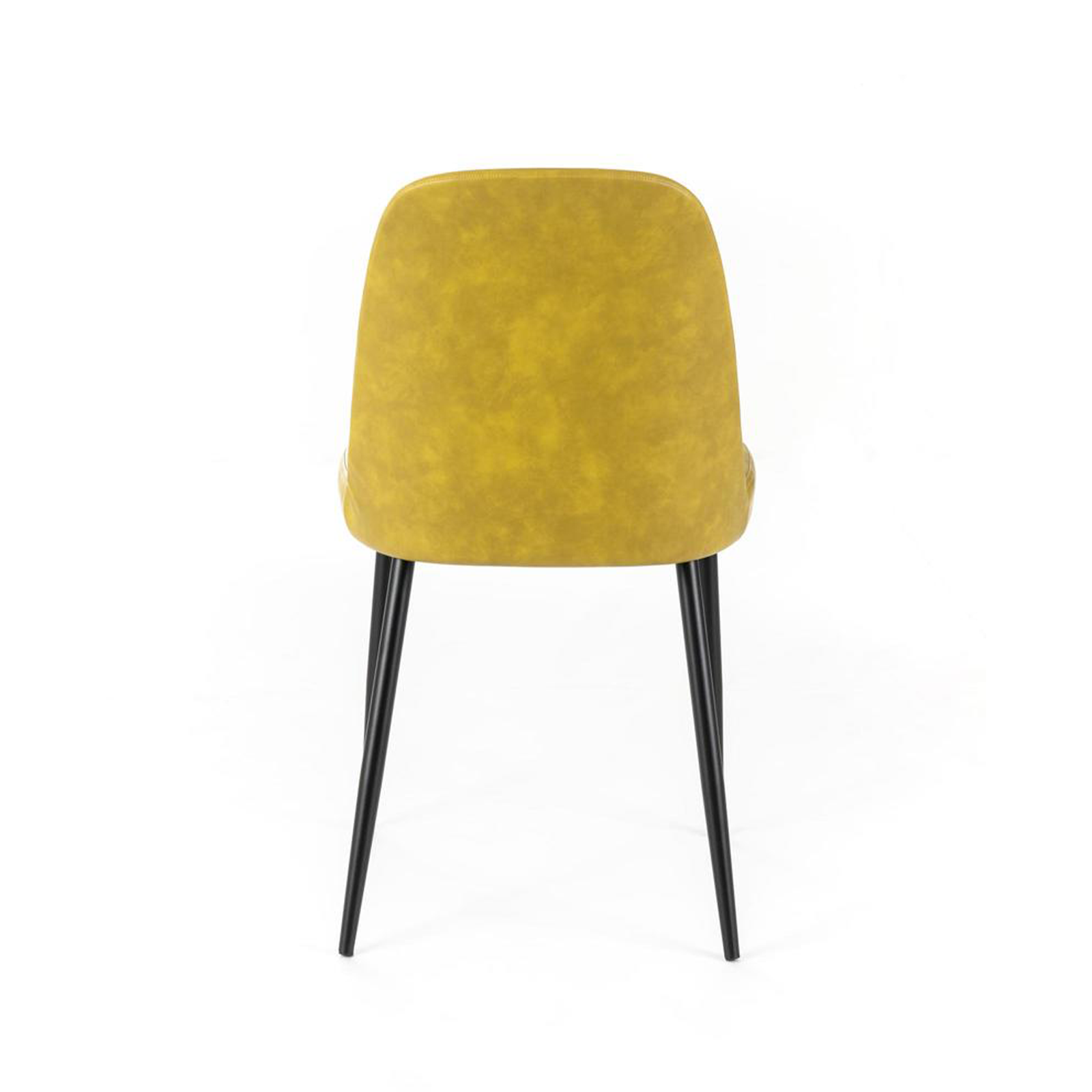 Set di sedie moderne da pranzo "Damasco" imbottite in similpelle soft touch