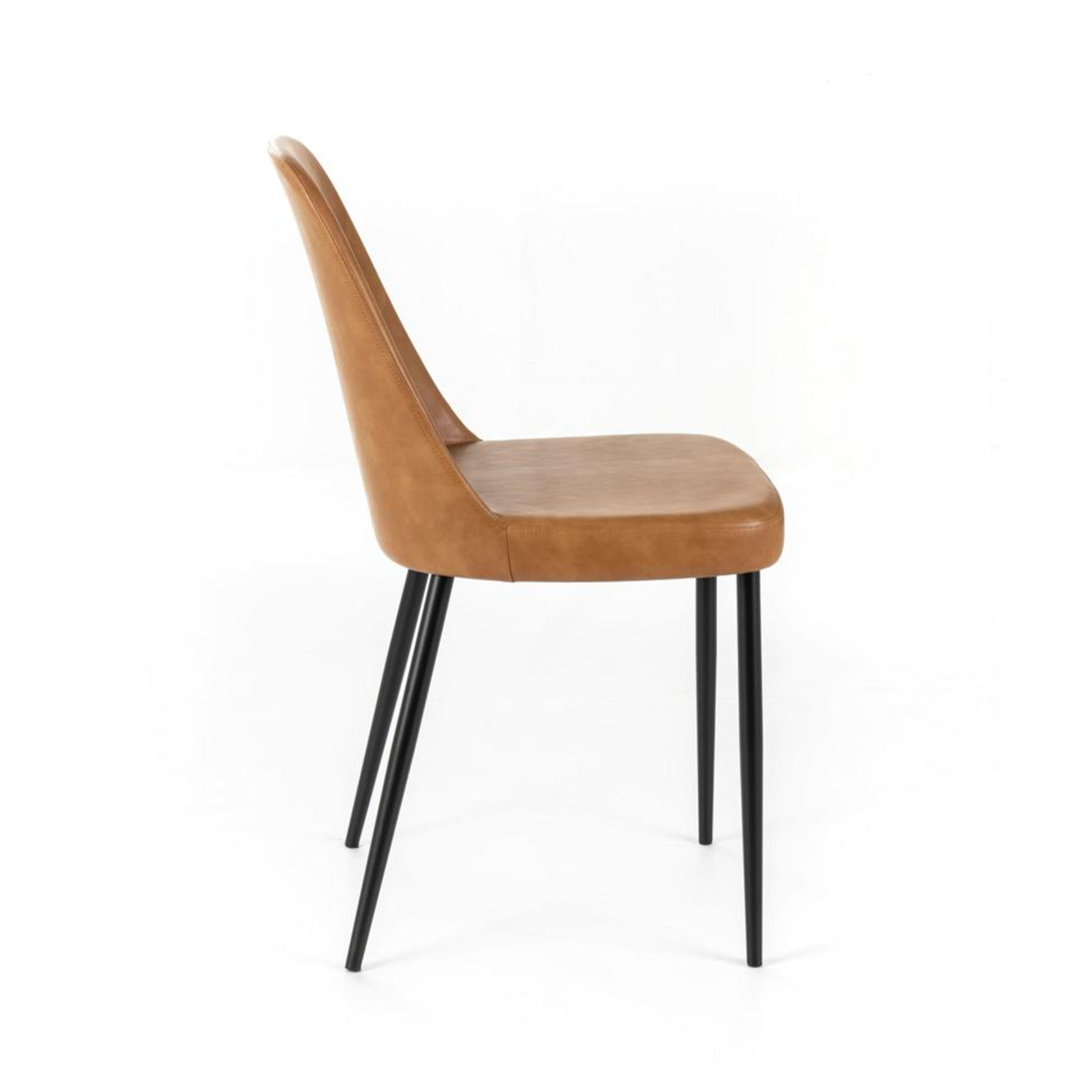 Set di sedie moderne da pranzo "Damasco" imbottite in similpelle soft touch
