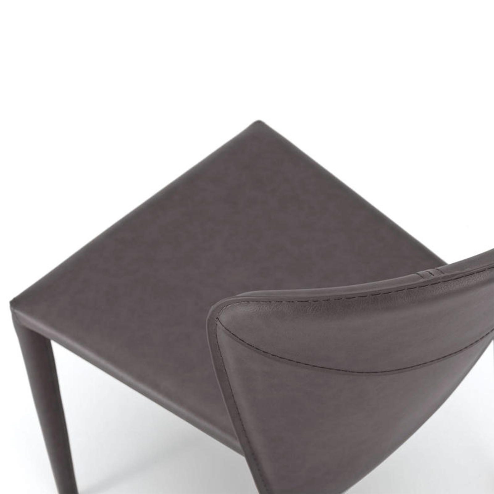 Set di sedie moderne in similcuoio "Glicine" da soggiorno eleganti cm 56x49 82h