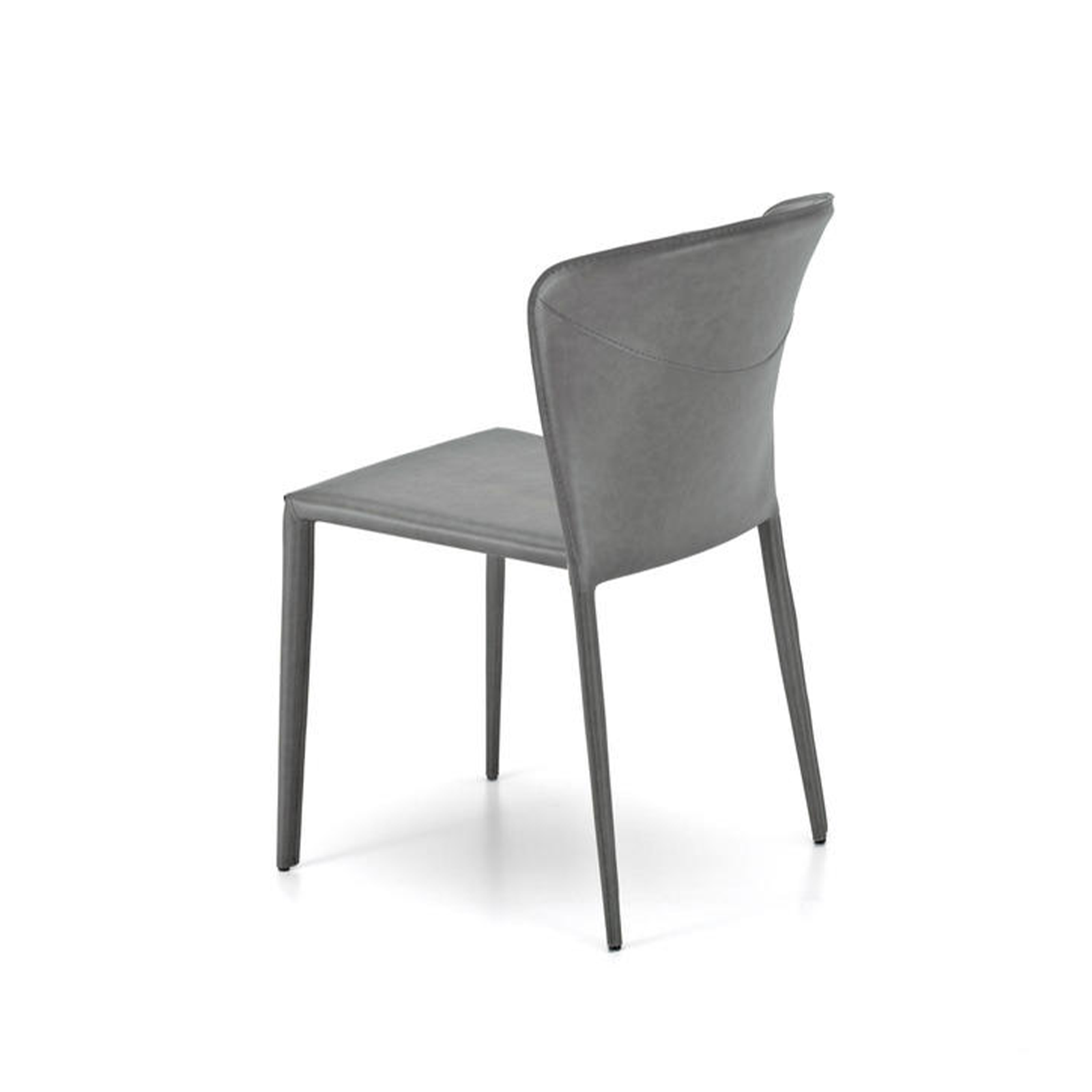 Set di sedie moderne in similcuoio "Glicine" da soggiorno eleganti cm 56x49 82h