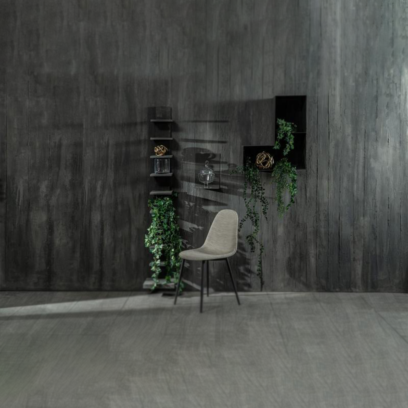 Set di sedie da pranzo in similcuoio "Florida" rattan vintage