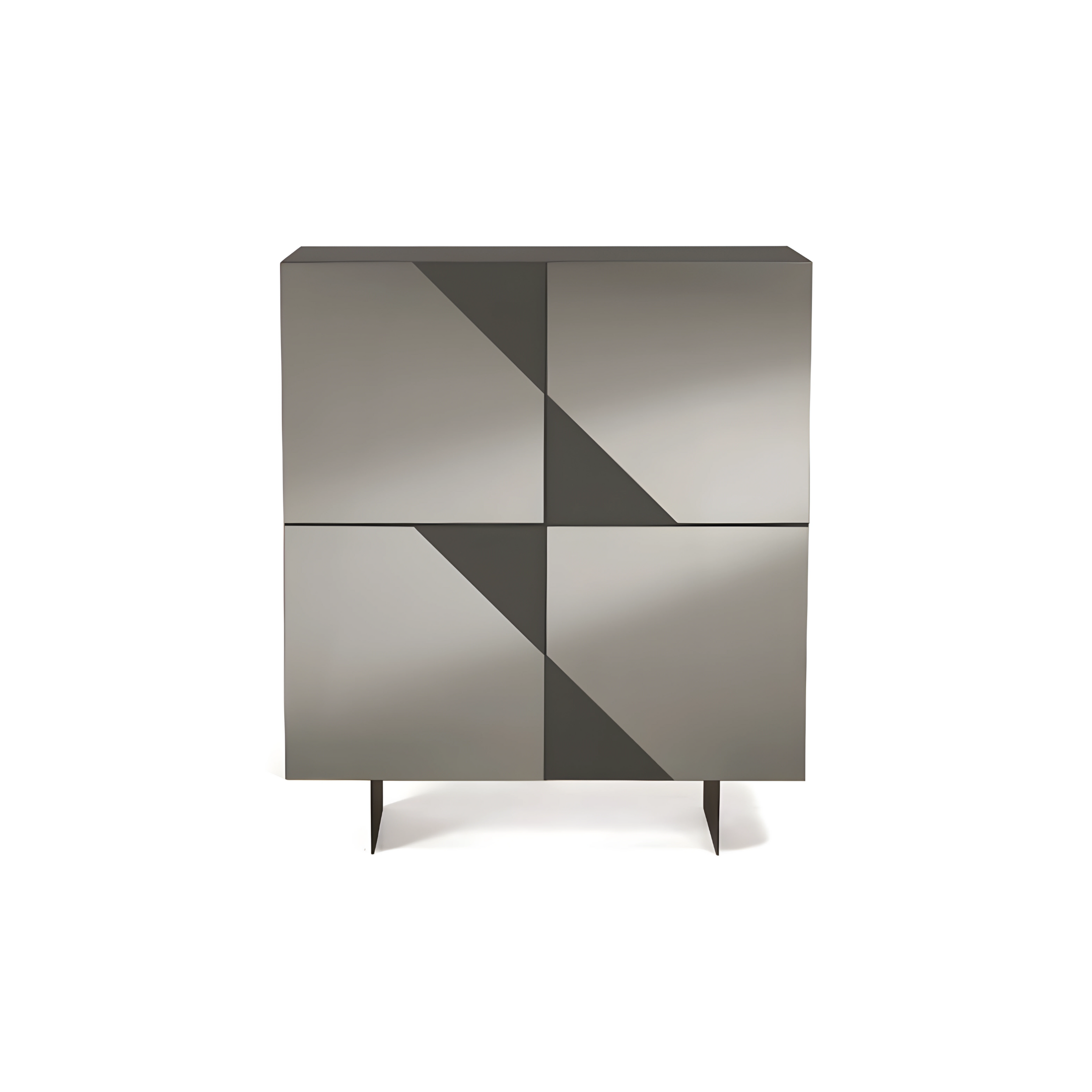 Madia 4 ante con specchio "Mirrors" già assemblata cm 120x50 h140