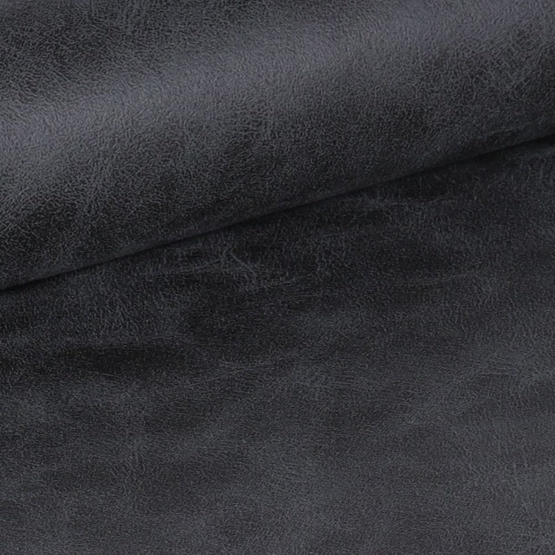 Set di sedie da pranzo "Simo" imbottite in tessuto ed ecopelle con gambe in metallo cm 52x60 87h