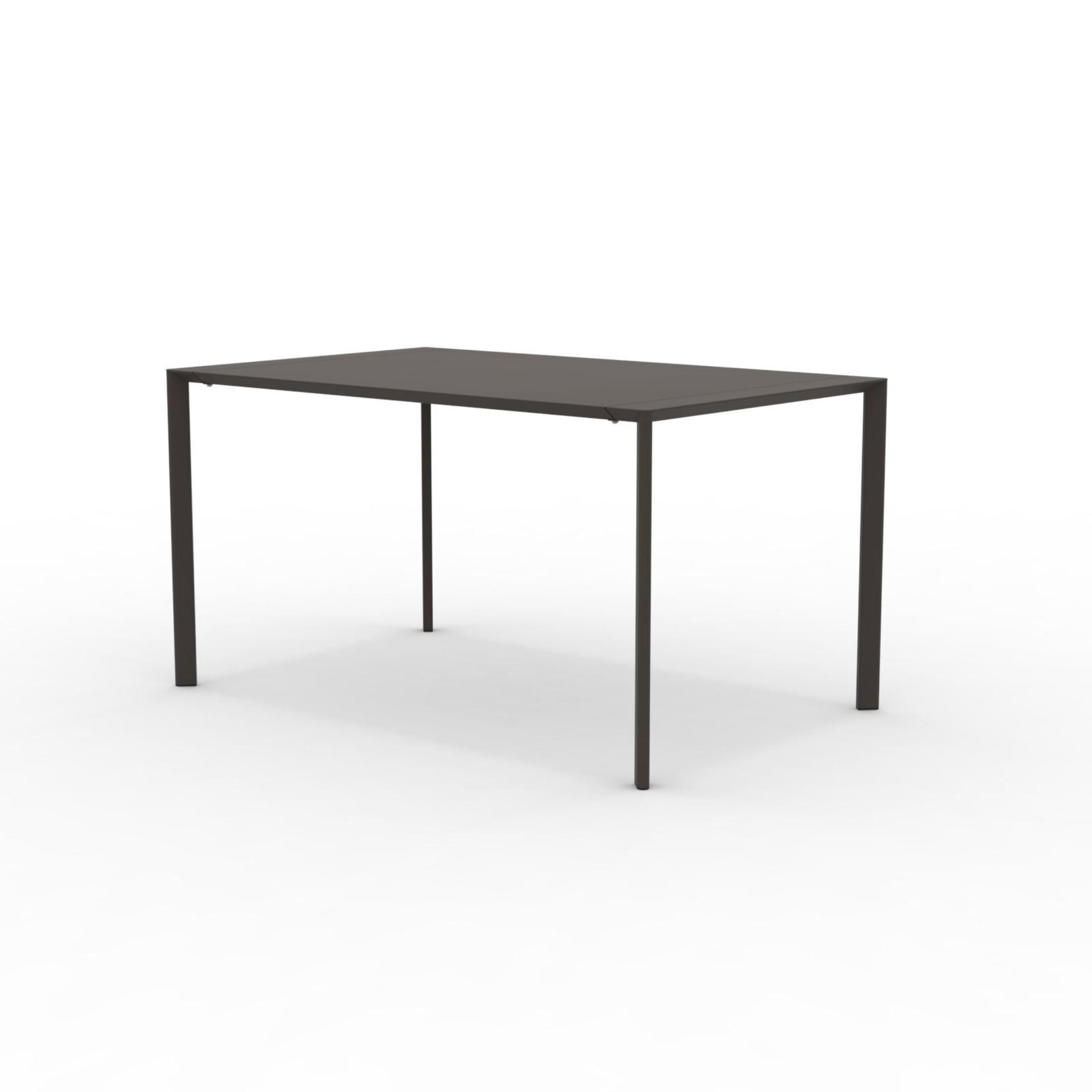 Tavolo quadrato in metallo "Fox1" per giardino impilabile cm 80x80 75h