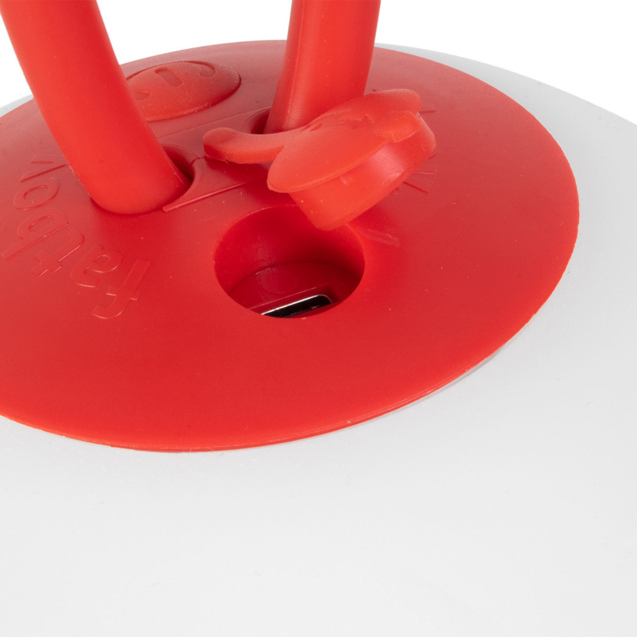 Set di 2 lampade led sospese a batteria "Bolleke" in HDPE con gancio in gomma cm 20x20