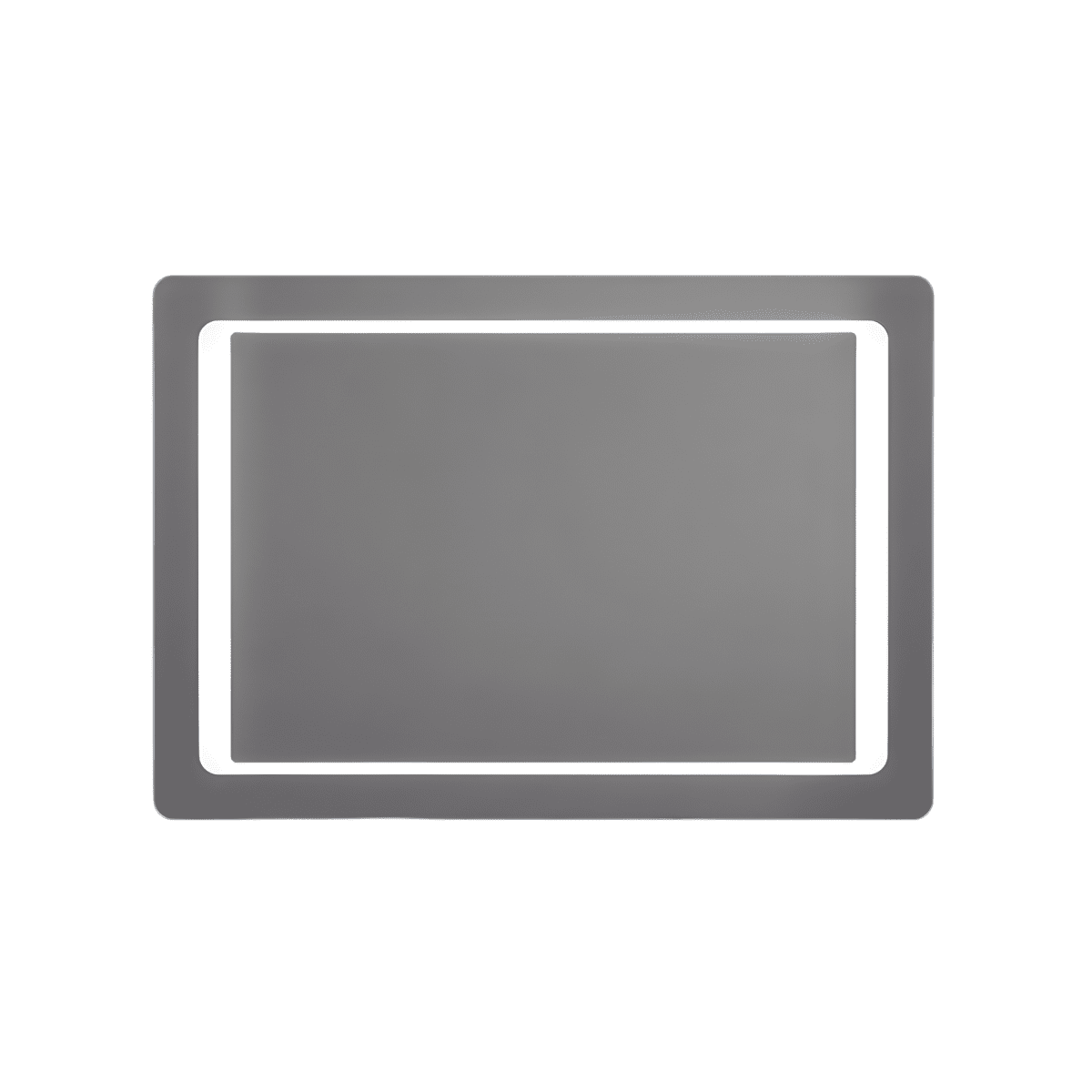 Specchio con cornice a led "Portland" rettangolare reversibile - MondoViro