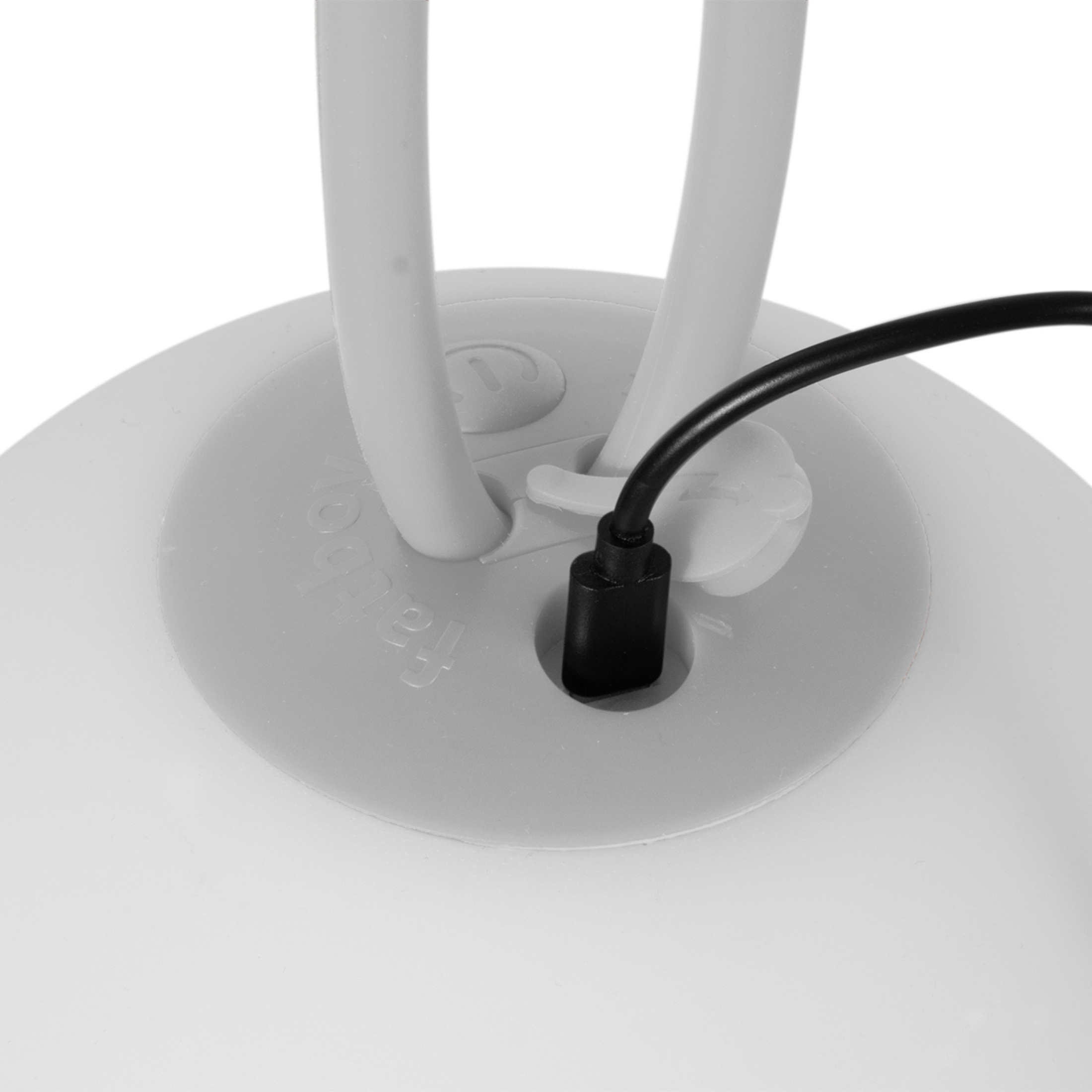 Set di 2 lampade led sospese a batteria "Bolleke" in HDPE con gancio in gomma cm 20x20