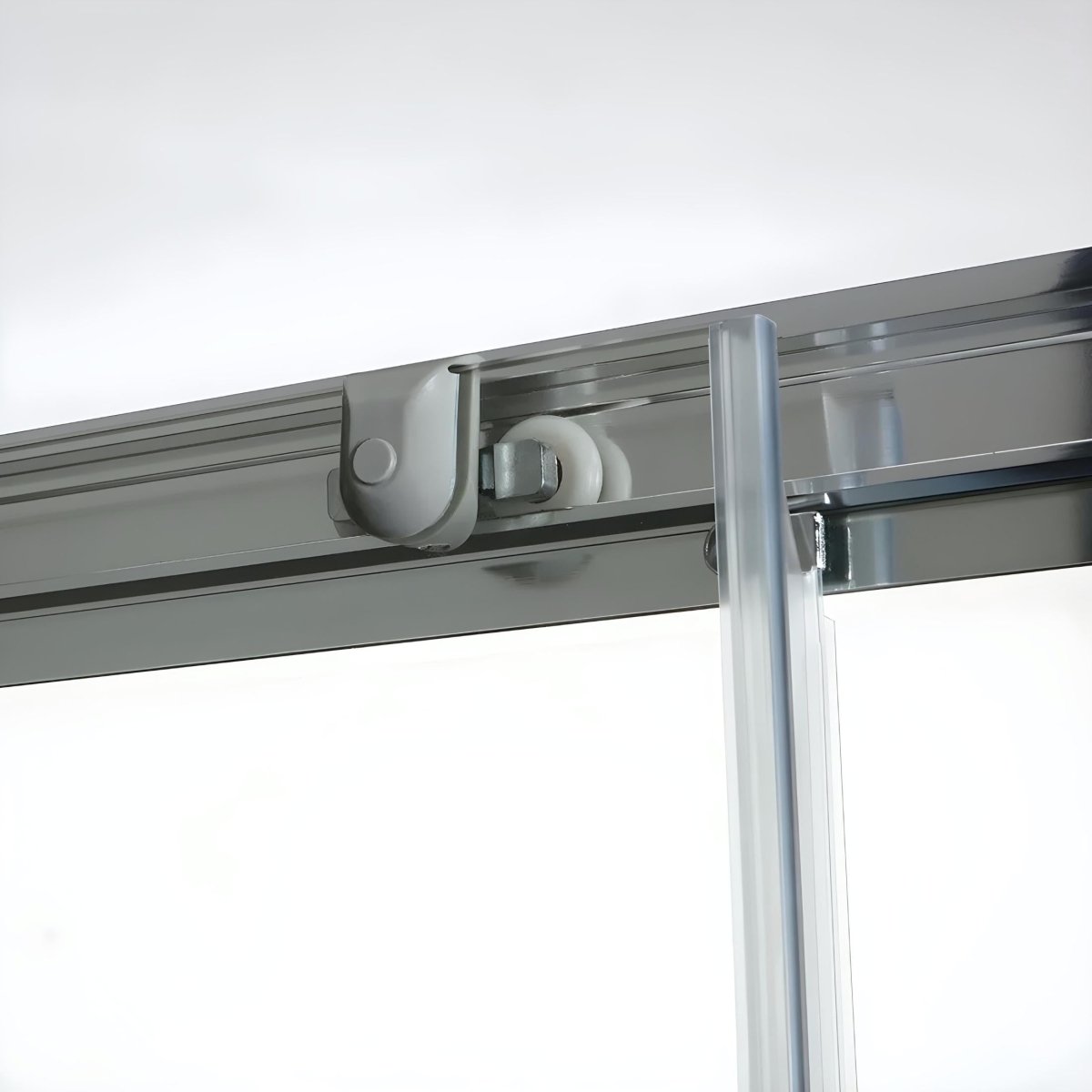 Porta per doccia a nicchia 2 ante "Ferrara" in cristallo trasparente cm 185h - MondoViro