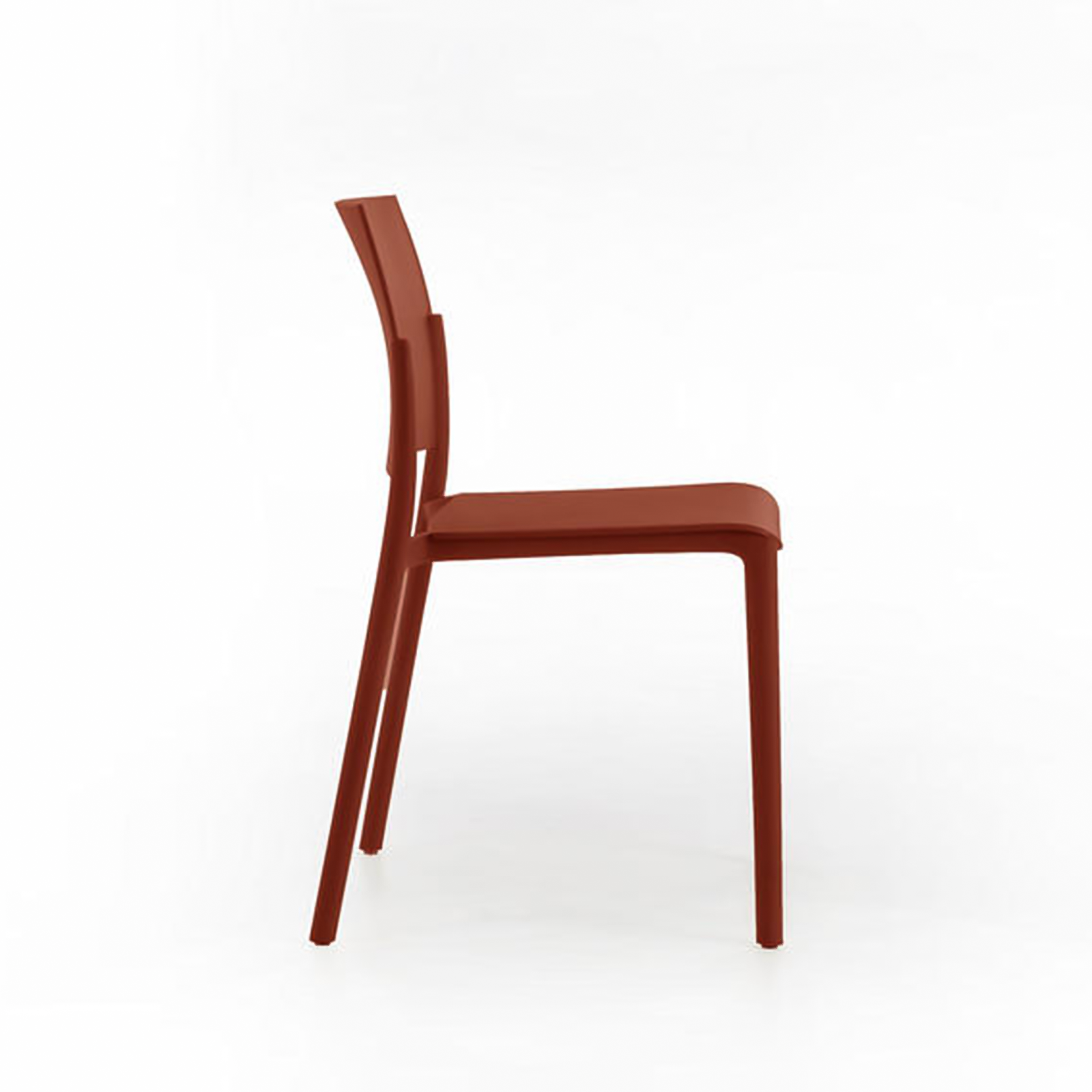 Set di sedie impilabili da soggiorno "Sabrina" in polipropilene moderne cm 52,5x55 81h