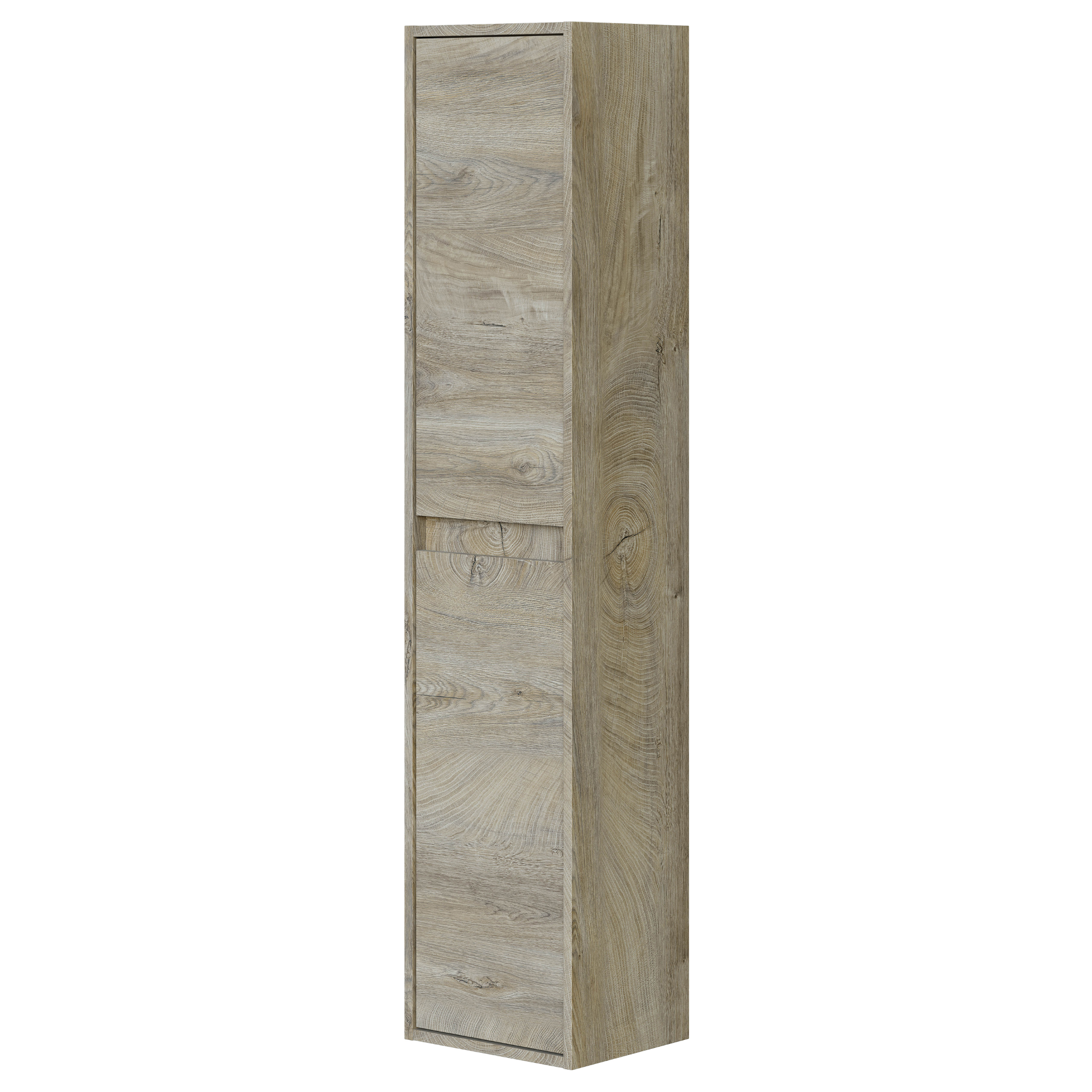 Colonna sospesa da bagno "Dakota" in rovere Alaska 2 ante cm 30x25,5 140 h