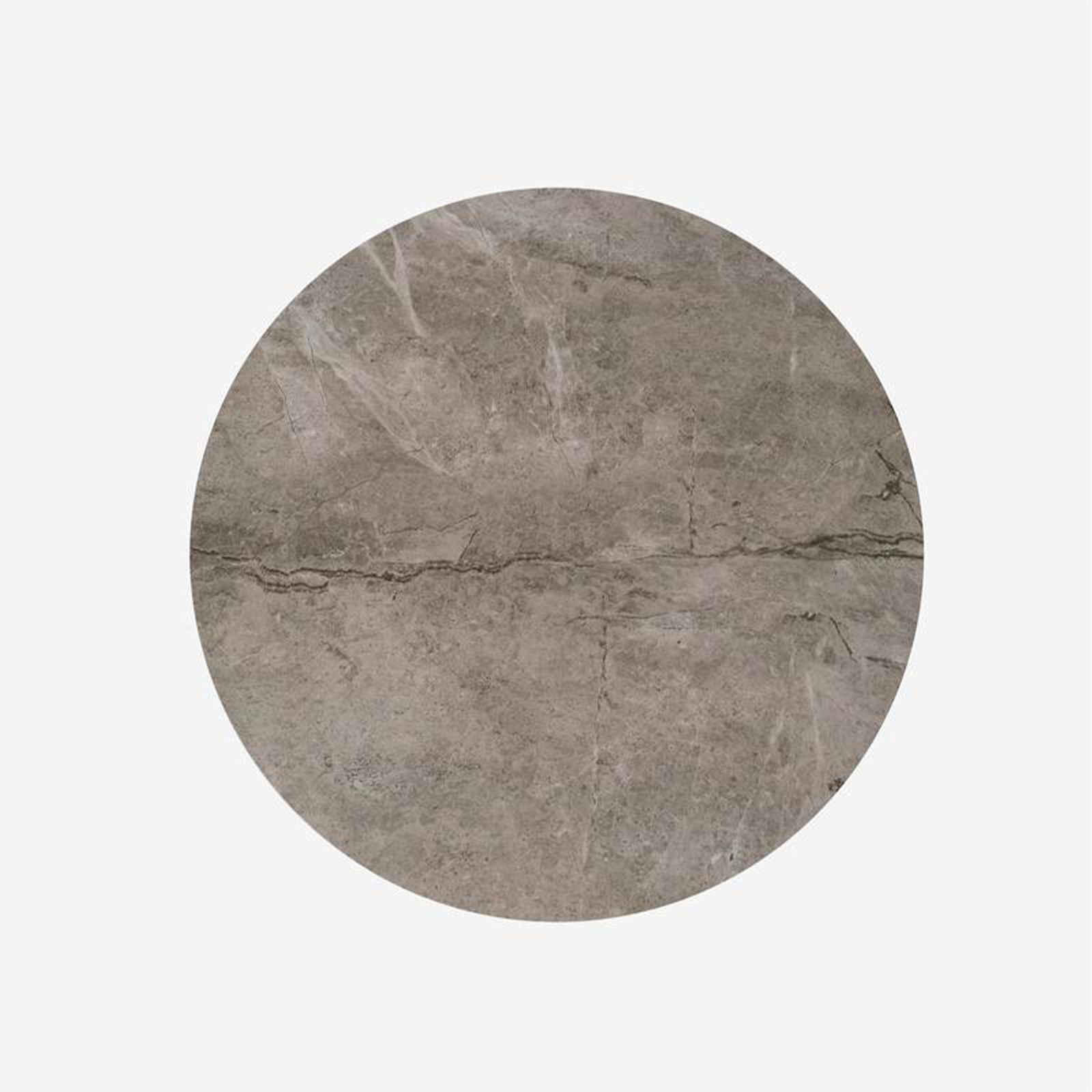 Tavolo tondo "Louis" piano in ceramica effetto marmo Ø120 76h