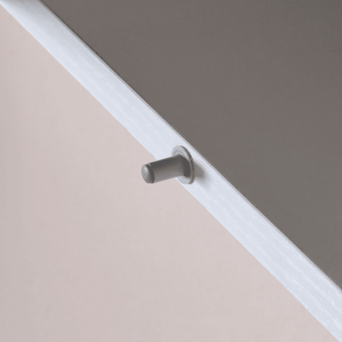 Pensile alto sospeso bianco effetto legno a due ante cm 30x30 170h - MondoViro