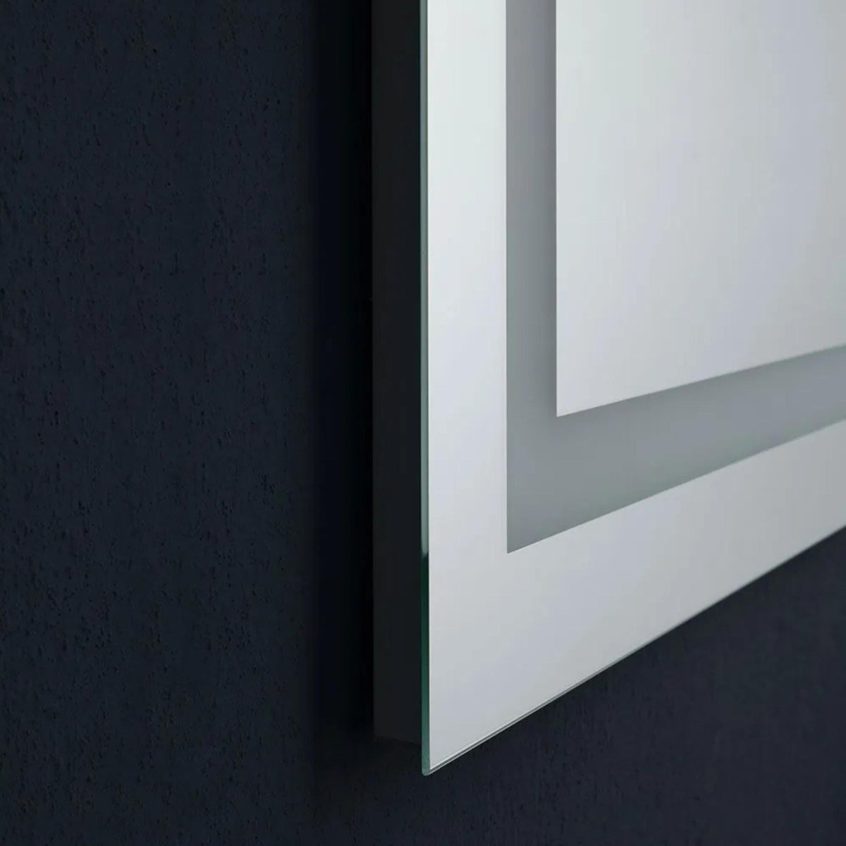 Specchio a led rettangolare "Serena" reversibile con interruttore touch - MondoViro