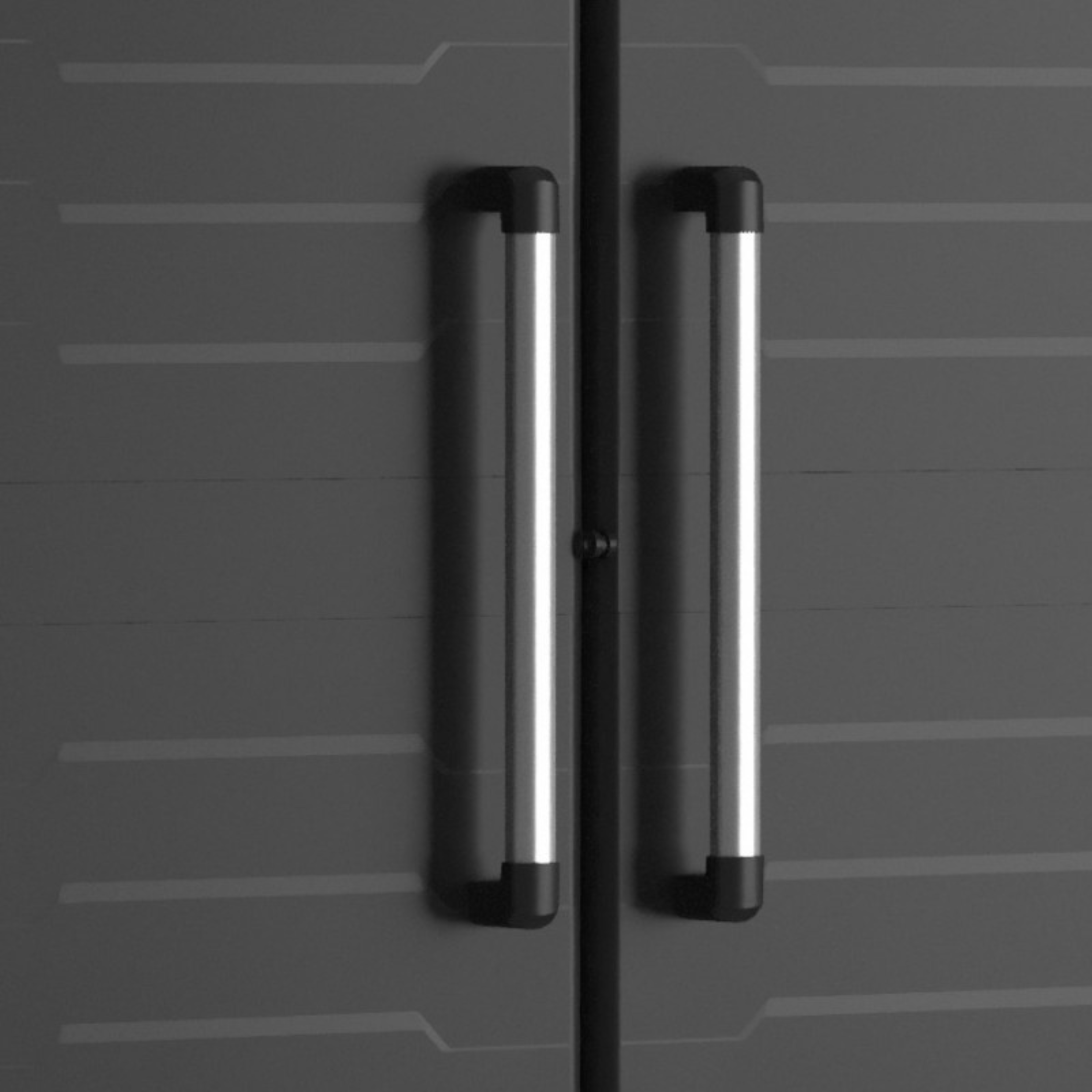 Armadio in resina da giardino "Cindy" con ripiani interni e piedini rialzati