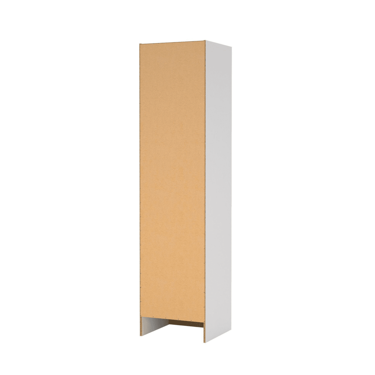 Mobile colonna multiuso a 1 anta "Ricla" in legno bianco laccato cm 31x34 183h - MondoViro