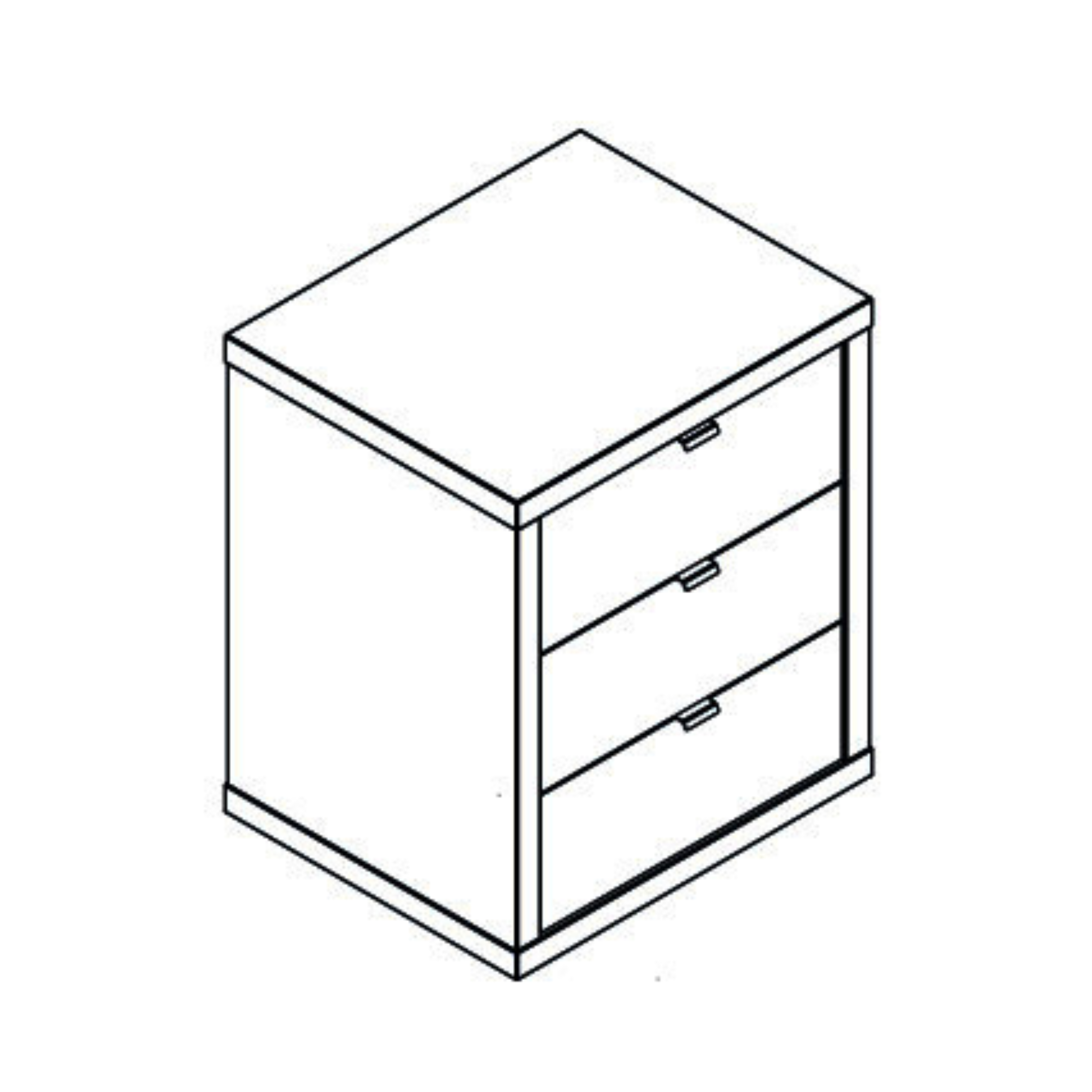 Set da ufficio "Riri" colore bianco e cemento