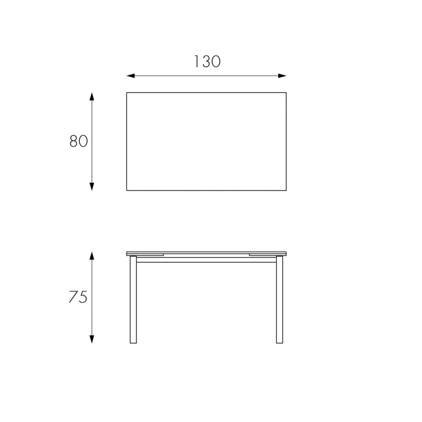 Tavolo allungabile "Bali" piano in vetro temperato gambe in metallo