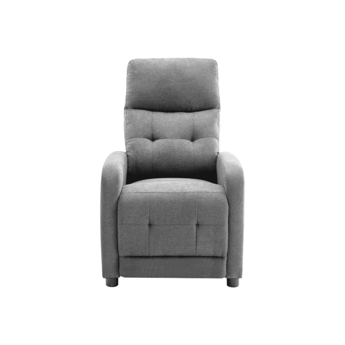 Poltrona reclinabile manuale "Rey" in tessuto liner cm 65,5x85,5 102,5h - MondoViro