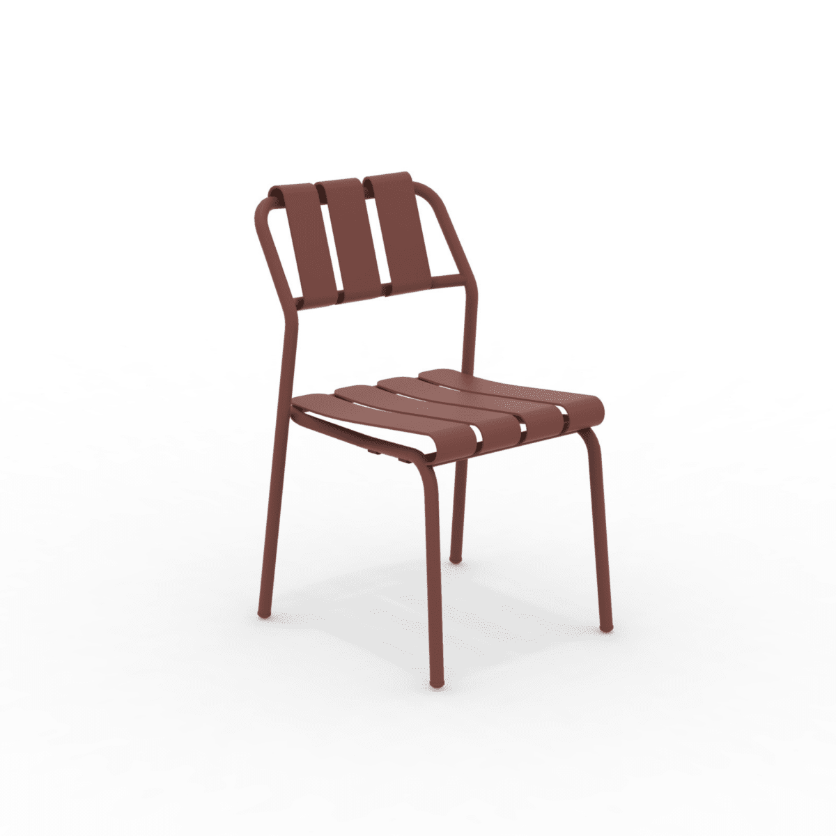 Set di sedie in alluminio "Verdea" da giardino impilabili cm 50x58 83h - MondoViro