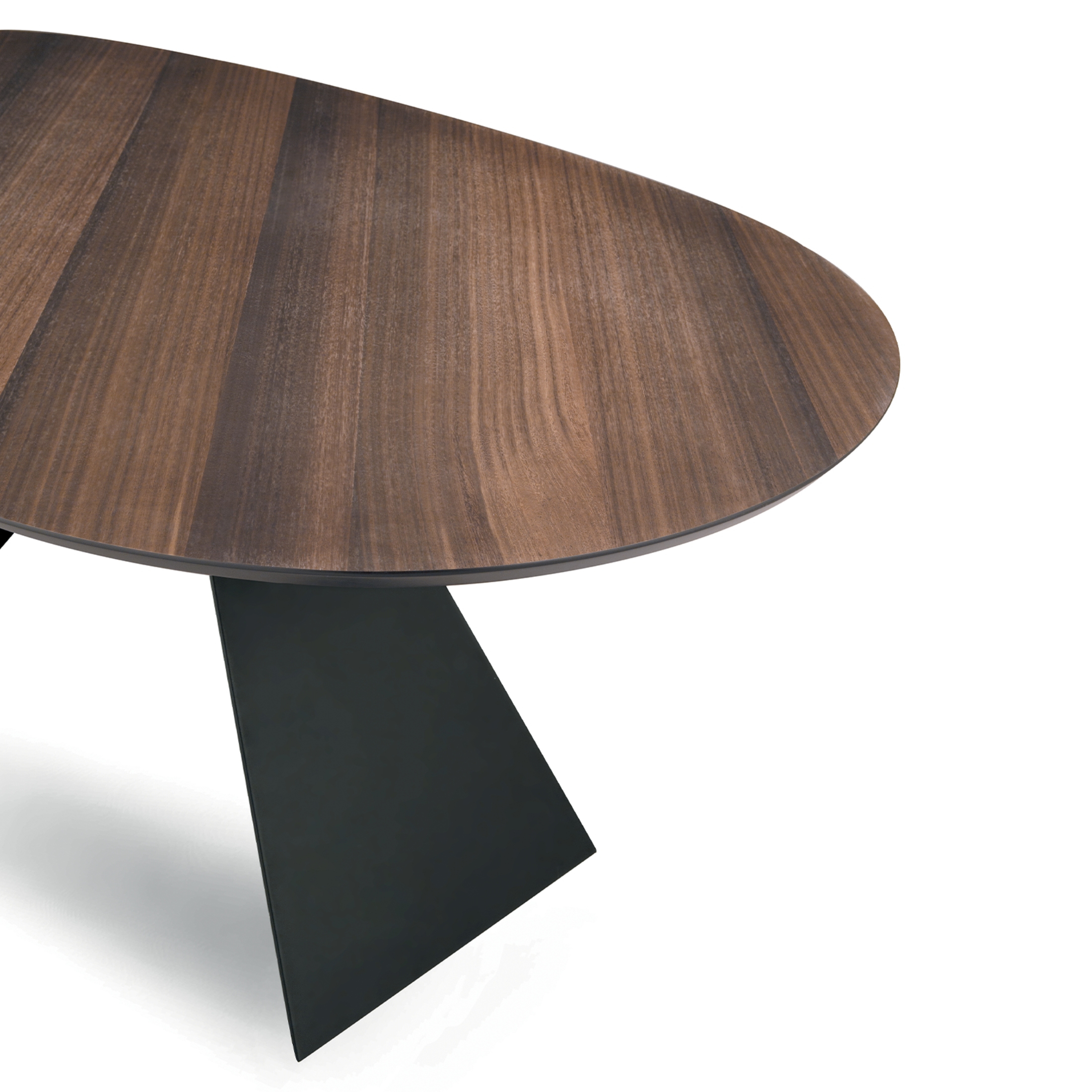 Tavolo fisso moderno da pranzo "Nargy" con base in metallo e piano in rovere cm 210x109 75h