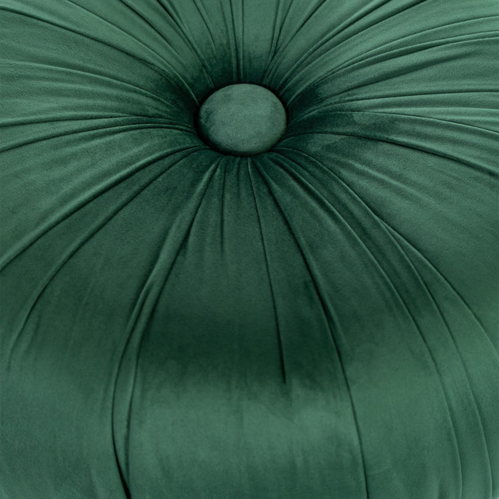 Pouf sgabello "Mathilde" tondo da soggiorno in velluto cm 36x36 30h