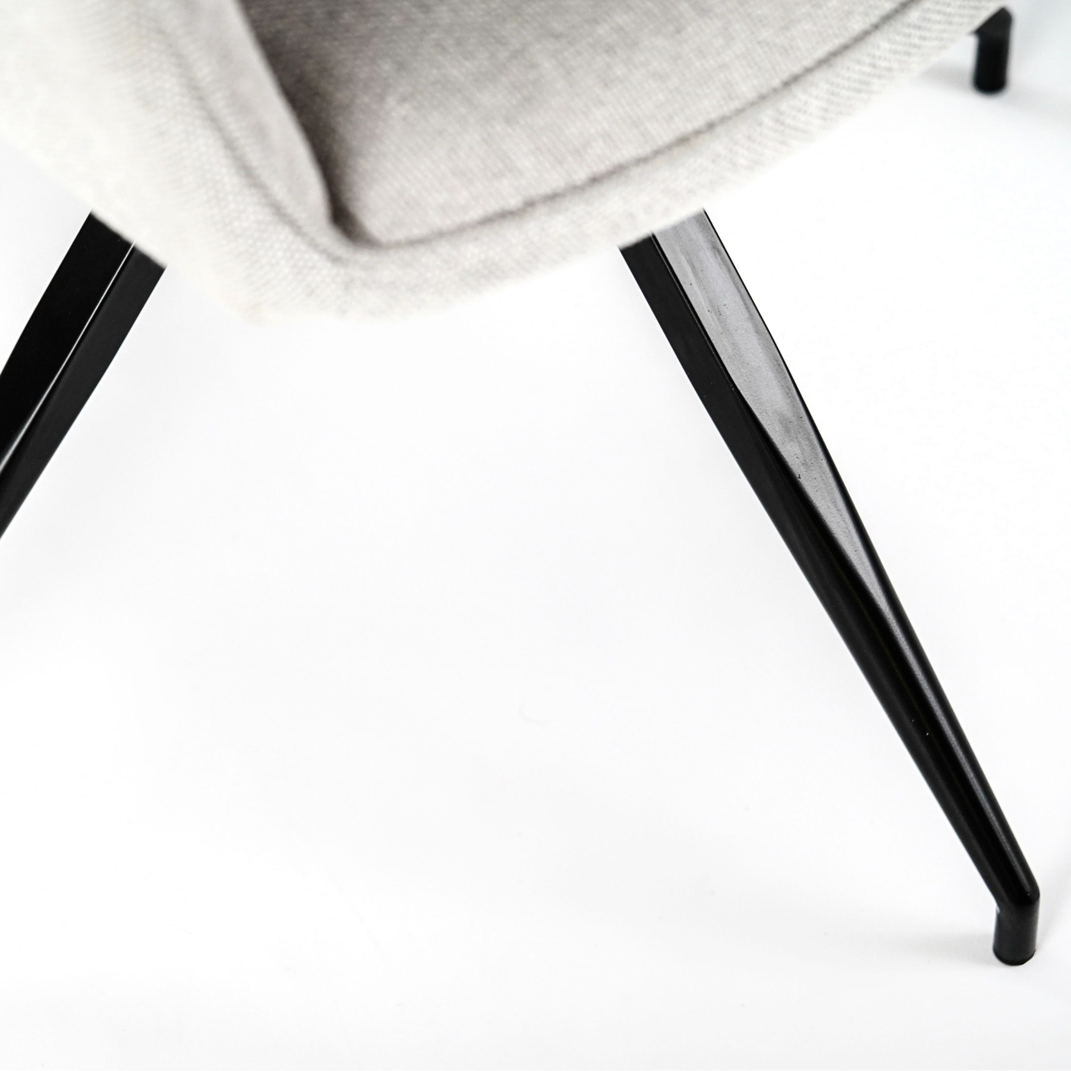 Set di sedie imbottite "Anemone" poltrone moderne da soggiorno in tessuto