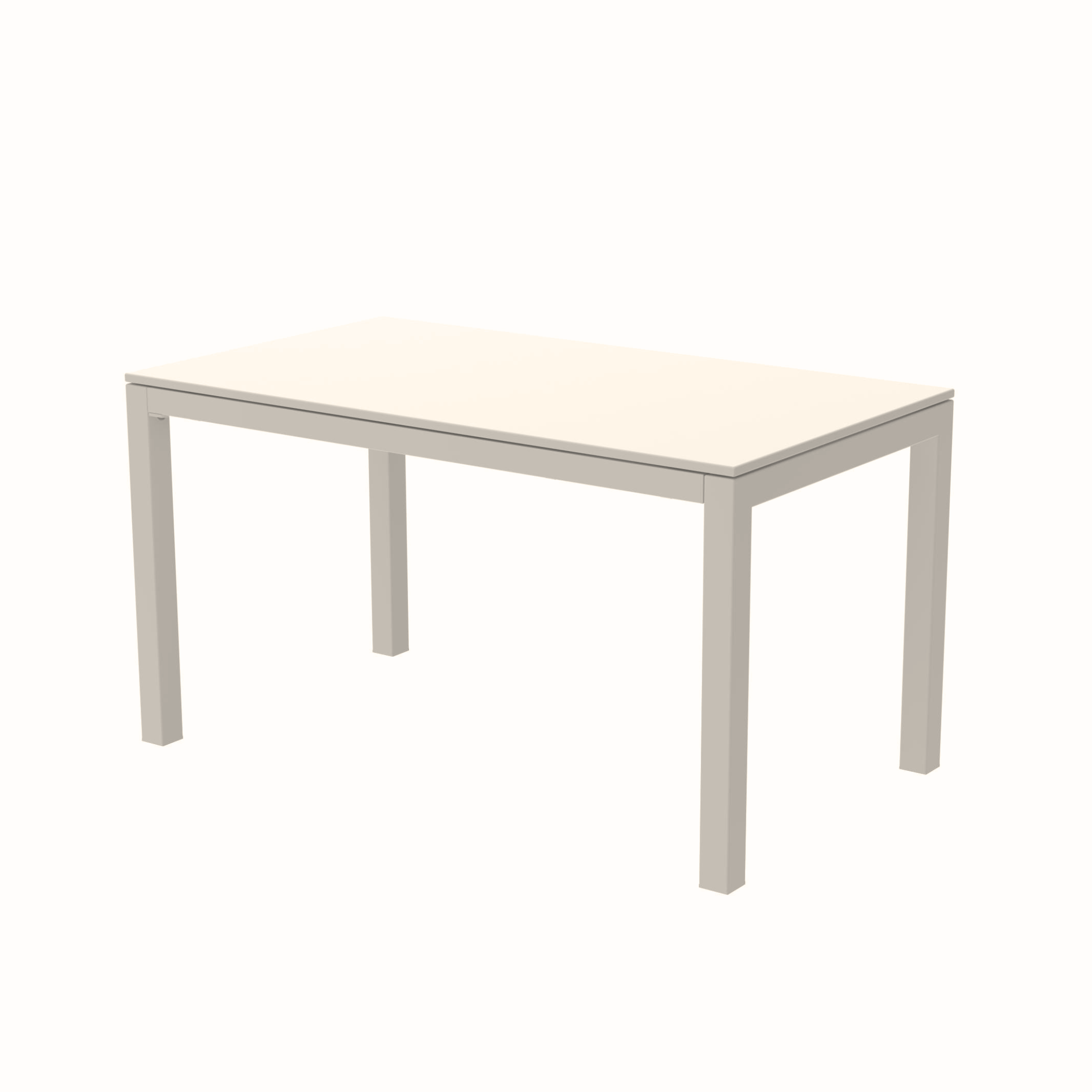 Tavolo allungabile in metallo verniciato "Extia" da giardino moderno