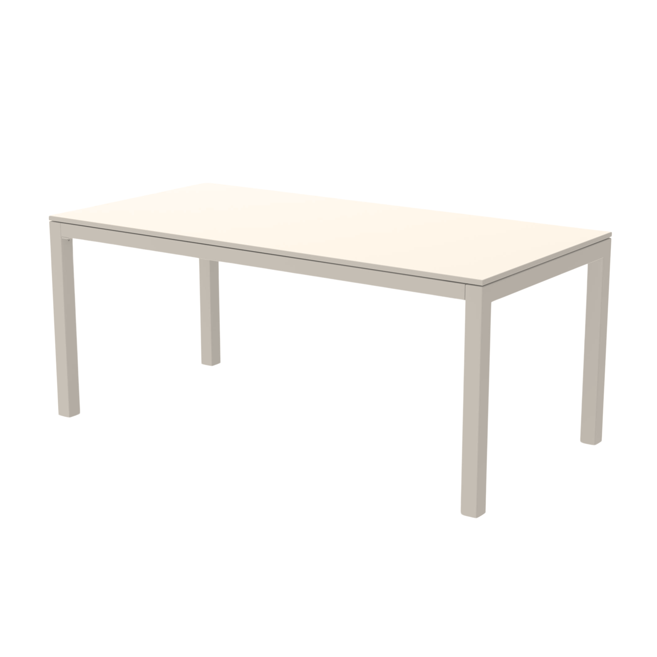 Tavolo allungabile in metallo verniciato "Extia" da giardino moderno