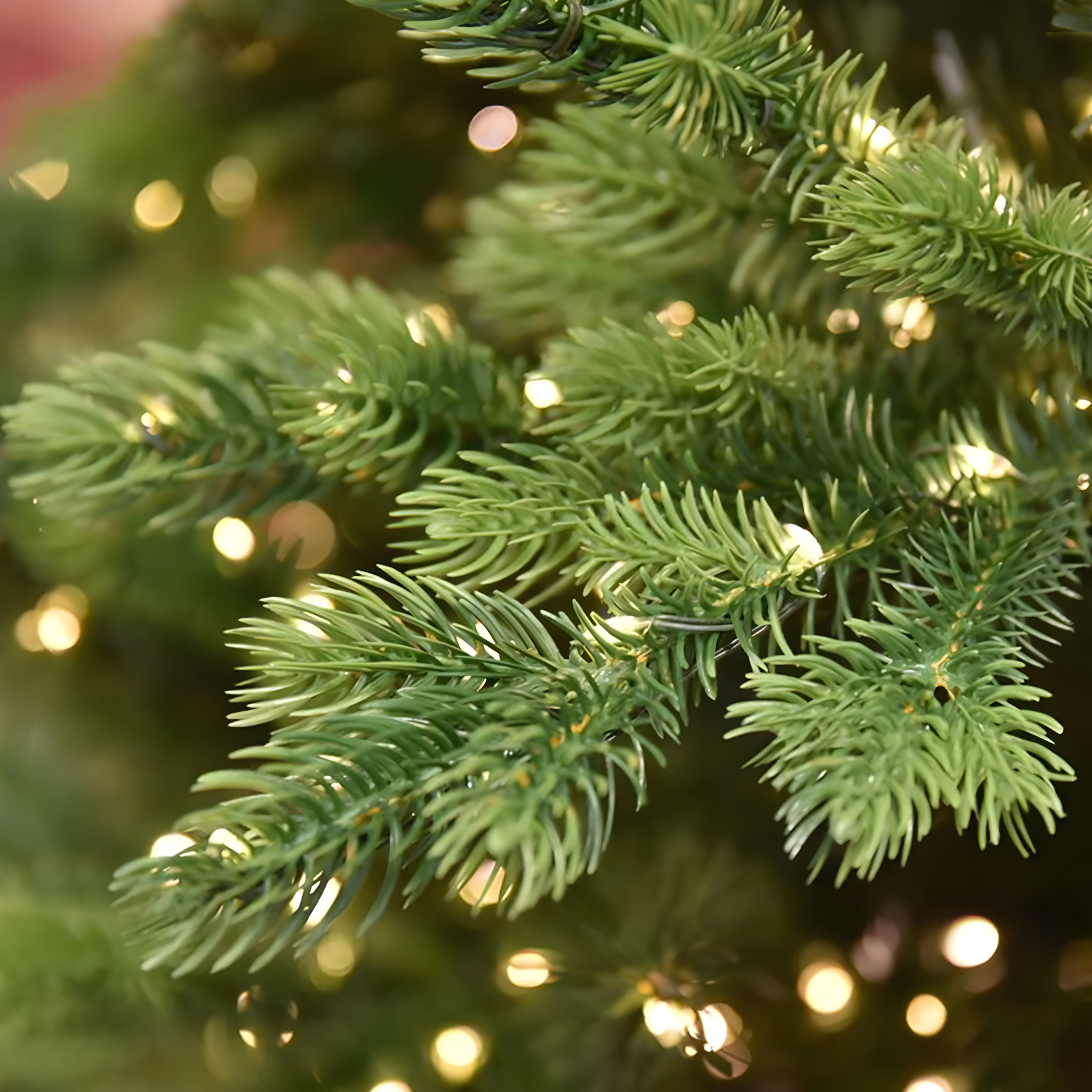 Albero di natale con Micro Led Incorporati "Aurora" 80% PE Effetto Real Touch