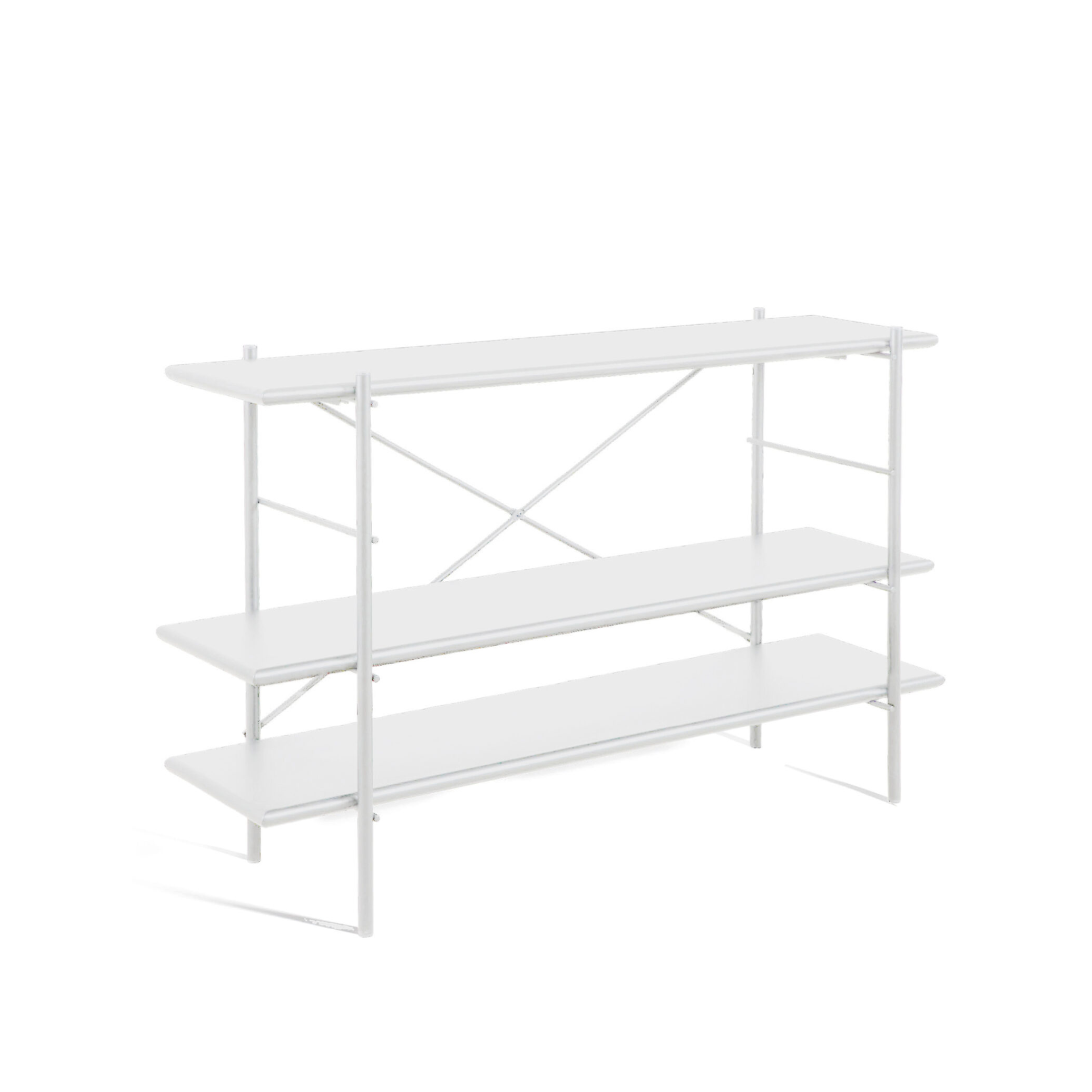 Scaffale étagère in metallo "ET" mobile libreria da giardino cm 120x34