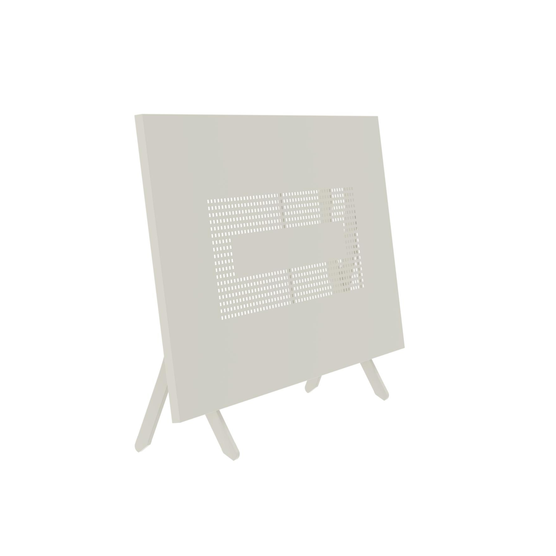 Tavolo rettangolare pieghevole "Vegas" in metallo zincato per giardino h 75 cm