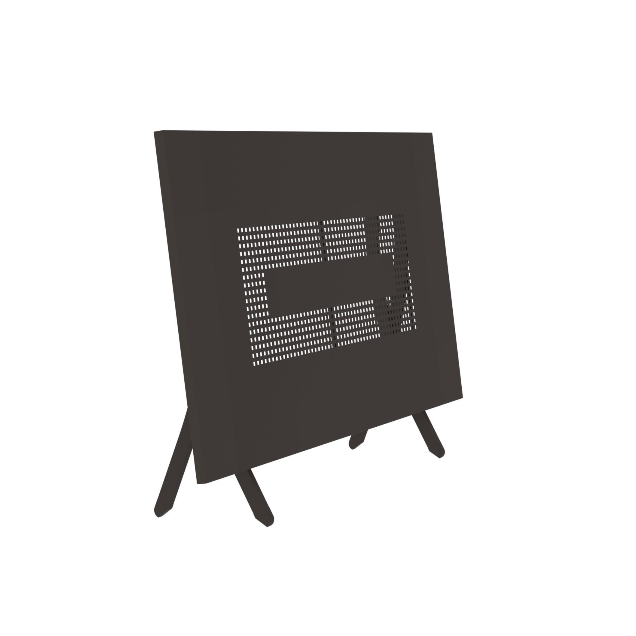 Tavolo rettangolare pieghevole "Vegas" in metallo zincato per giardino h 75 cm