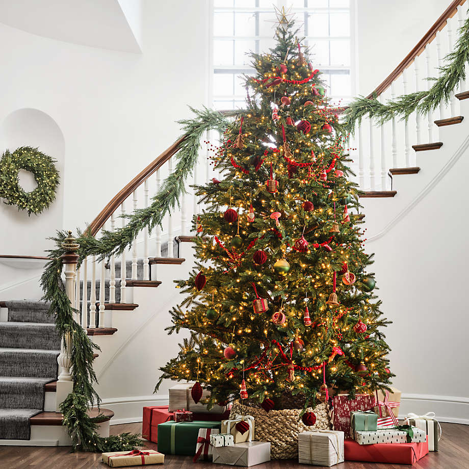 Ghirlanda natalizia Cipresso "Barney" in Pe effetto Real Touch da 270 cm