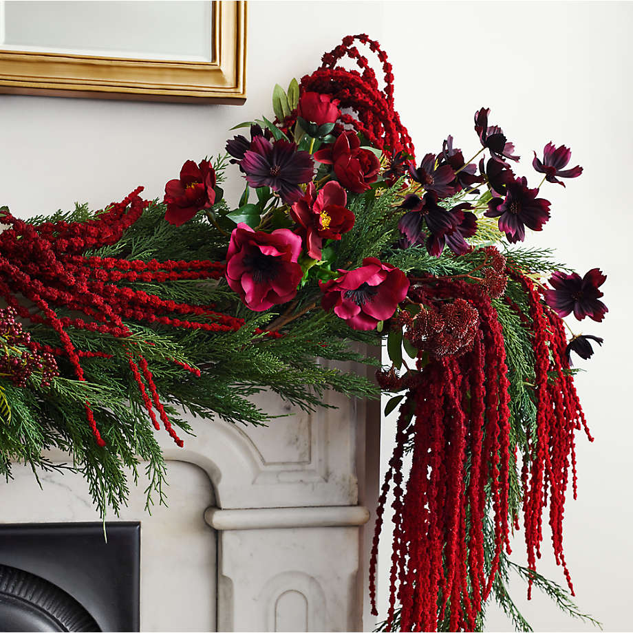 Ghirlanda natalizia Cipresso "Barney" in Pe effetto Real Touch da 270 cm - MondoViro