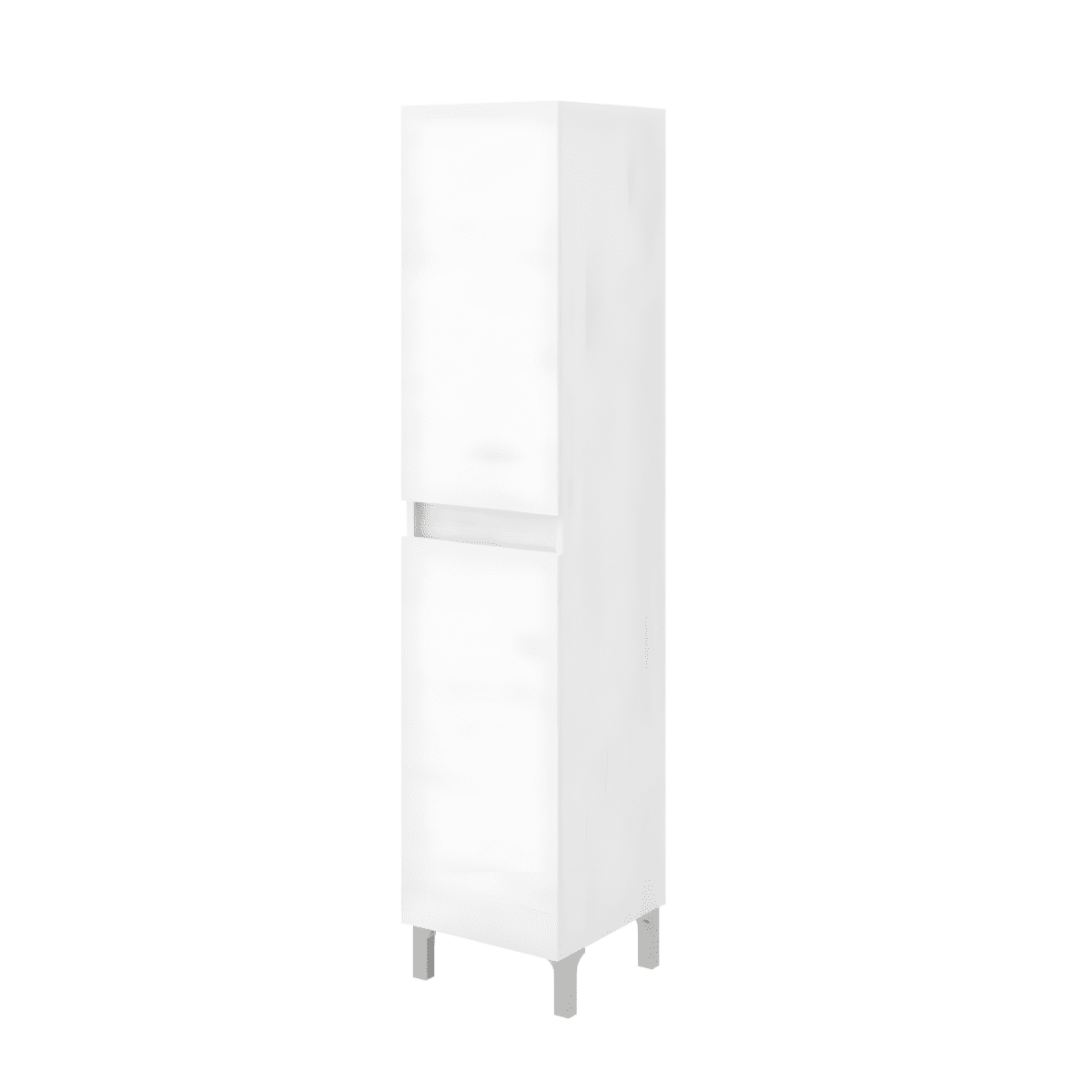 Colonna da bagno a terra "Elorin" a 2 ante e ripiani in vetro cm 36x34 150h - MondoViro